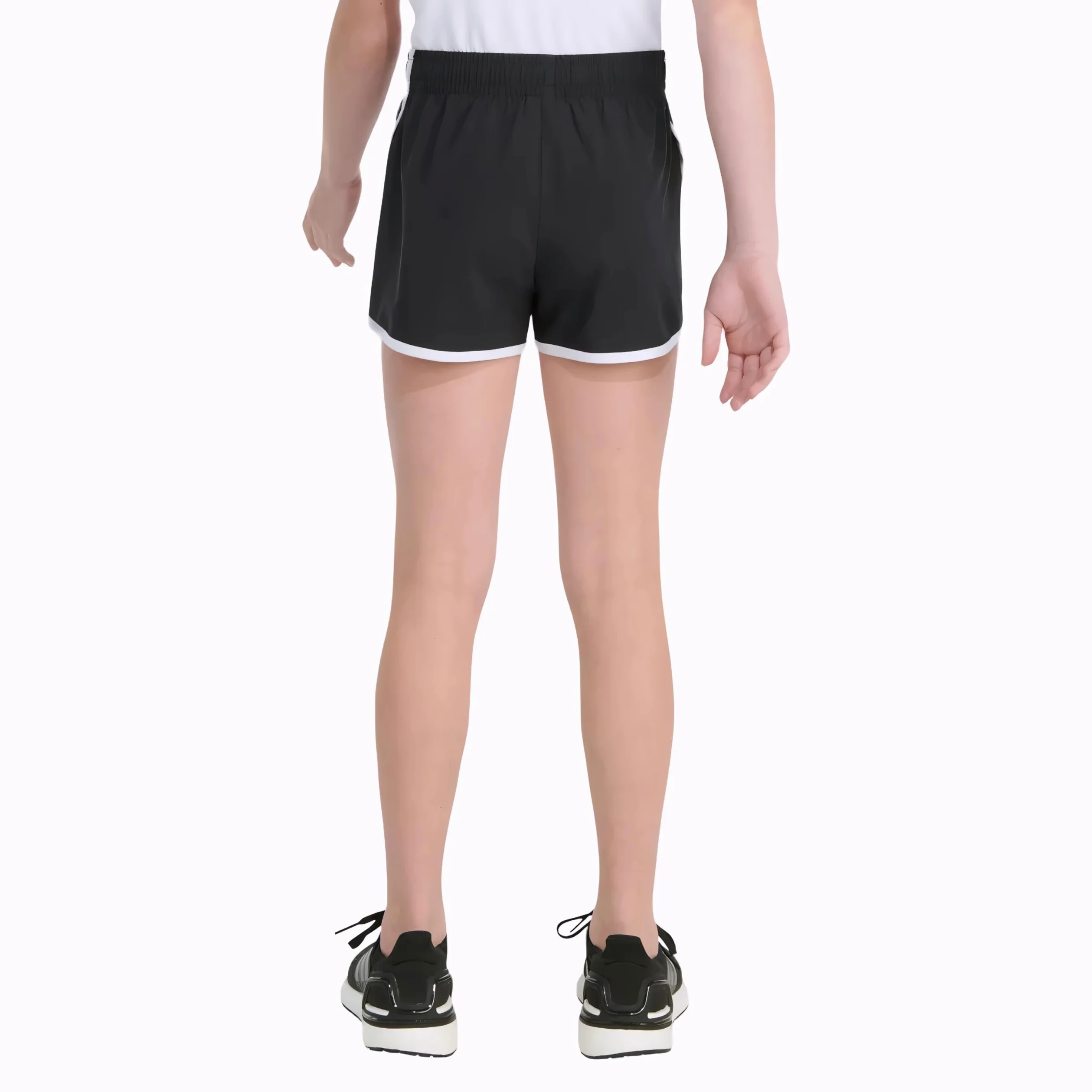 adidas Elastic Waistband Woven Pacer Gym Running Shorts Pantalones Cortos para Niñas