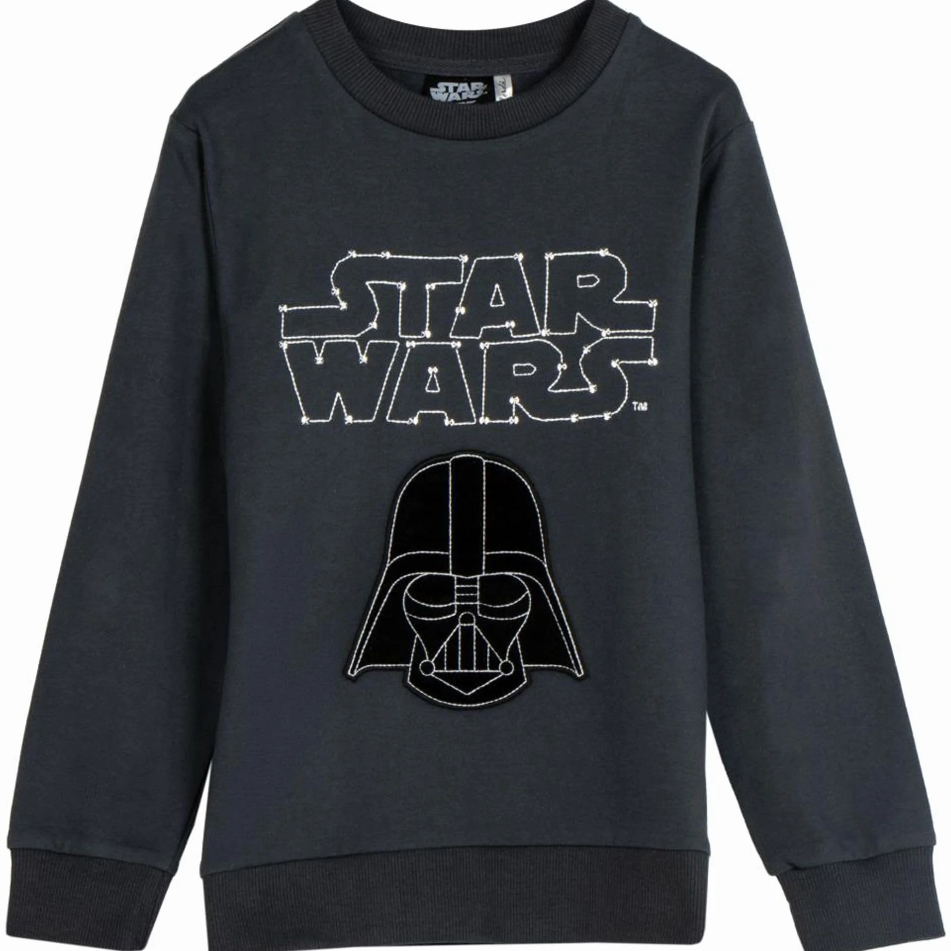 Star Wars Sudadera sin Capucha Niño Gris Oscuro 14 Años