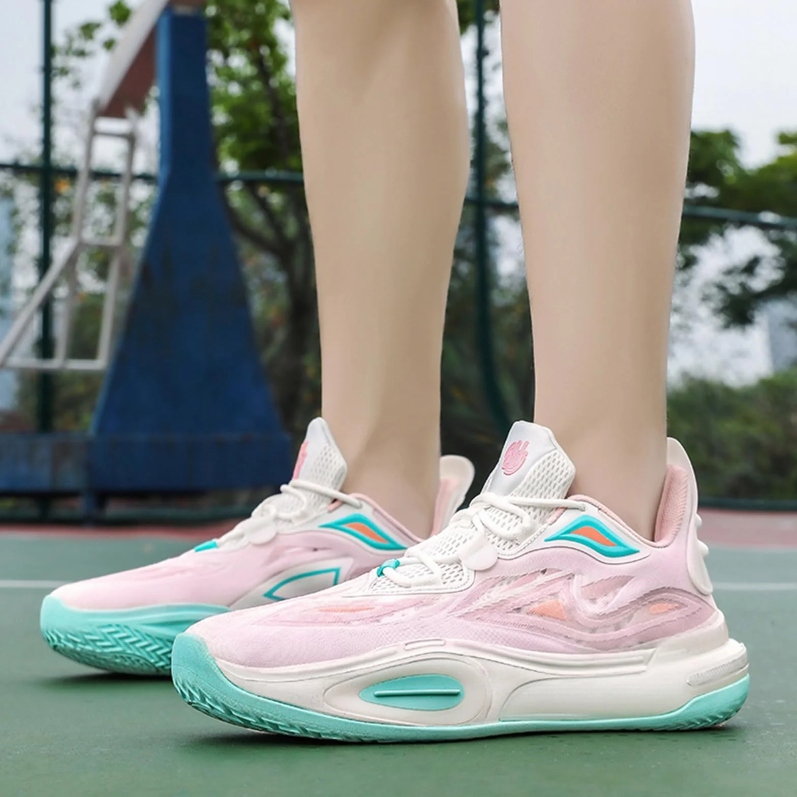 Zapatillas de baloncesto acolchadas mujer cómodas correr caminar