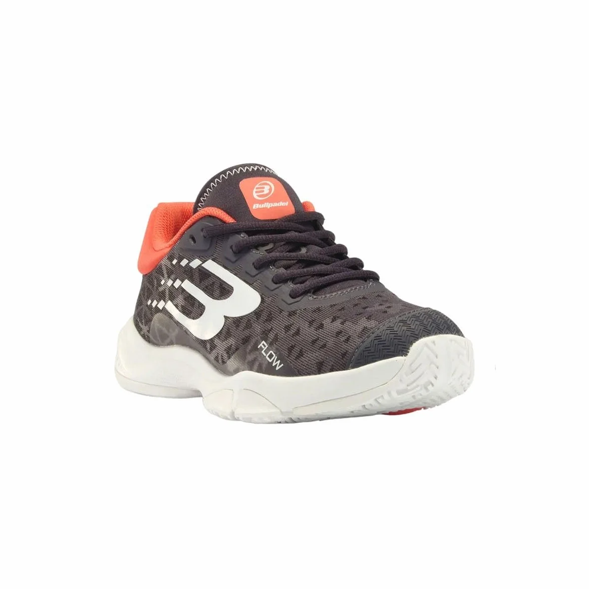 Bullpadel Flow 24i Gris Oscuro Naranja Mujer