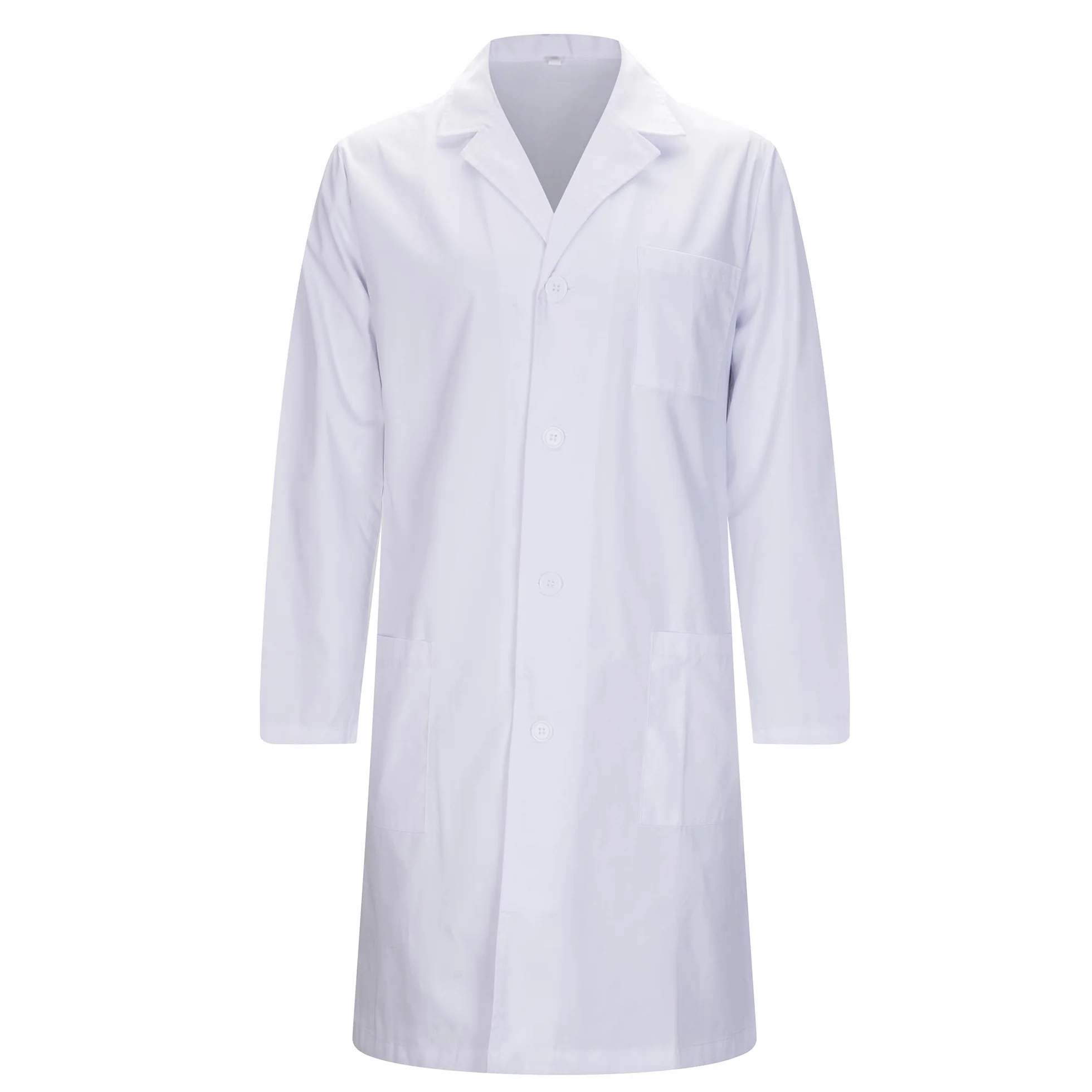 Bata Laboratorio Unisex Hombre Mujer Blanco 1816