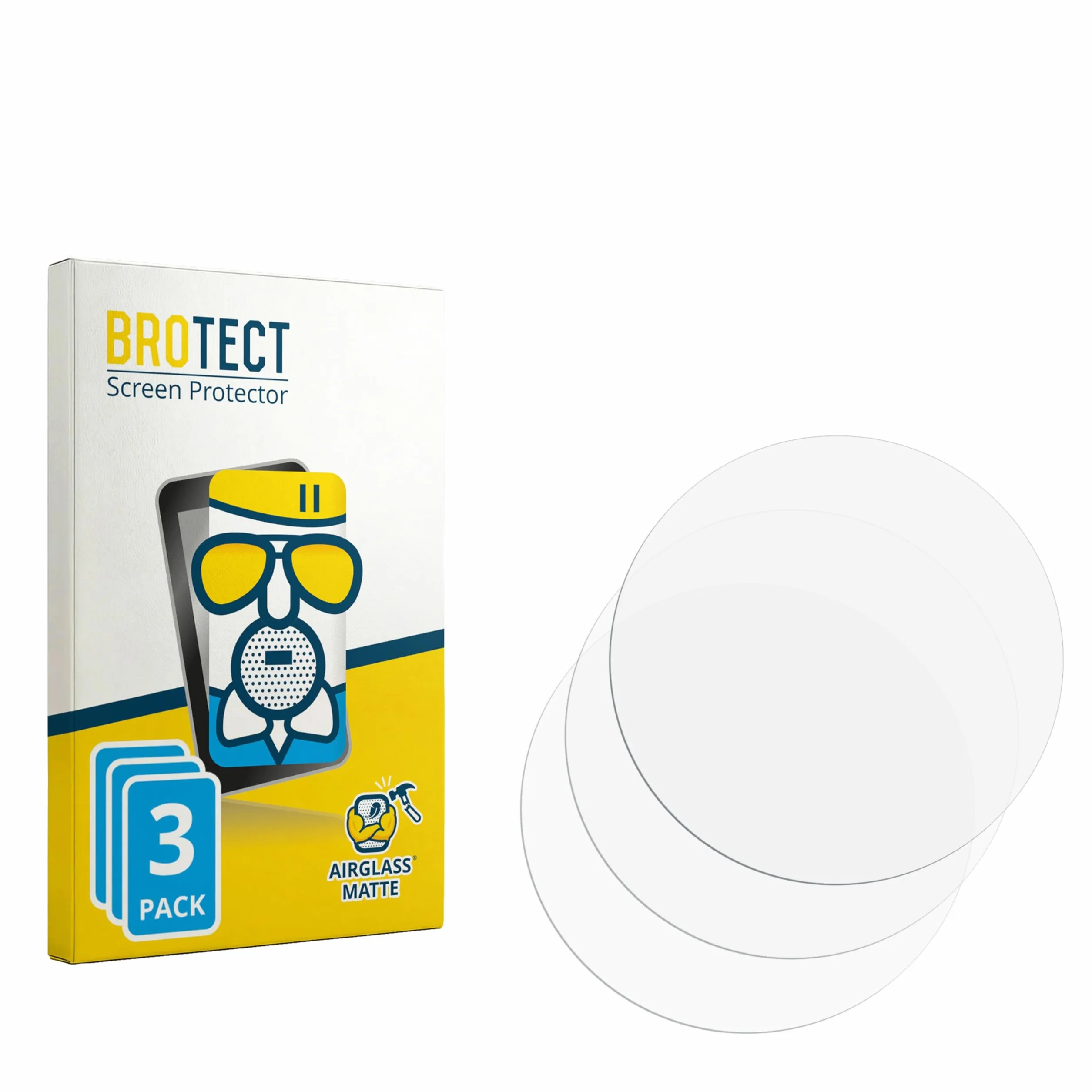 BROTECT Protector Pantalla Mate Cristal para Casio G-Shock GM-2110D (3 Unidades) Anti-Reflejos