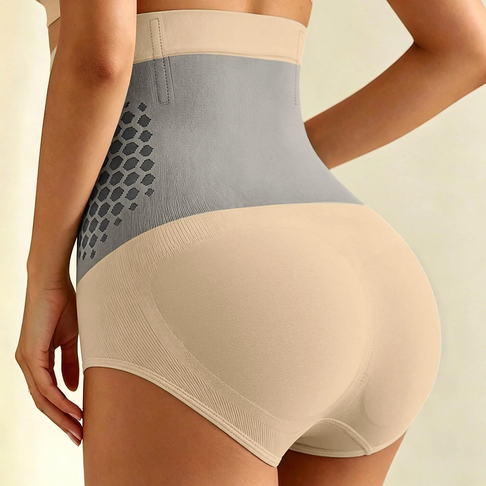 Pantalones Cortos termogénicos Esculpir quemagrasas Cintura Alta Control Barriga Mujeres
