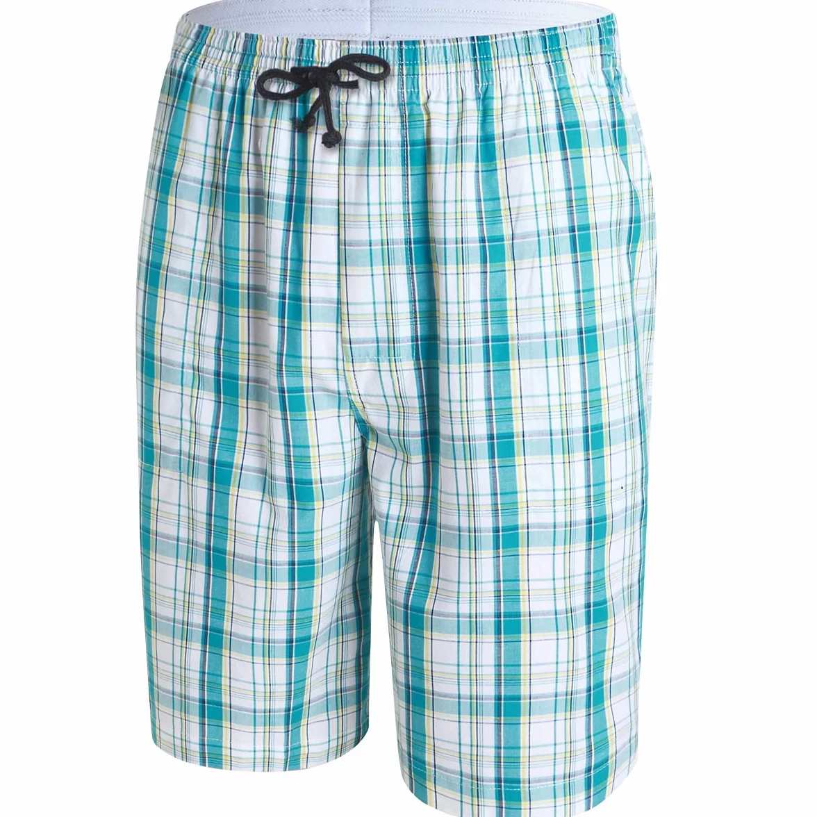 Pantalones Cortos de Pijama Hombre Algodón a Cuadros Pack de 2
