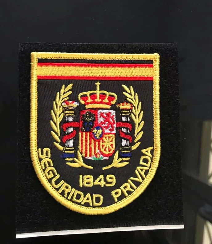 Seguridad Privada España Tactical Patch Loop - Insignia adhesiva (70 x 90 mm)