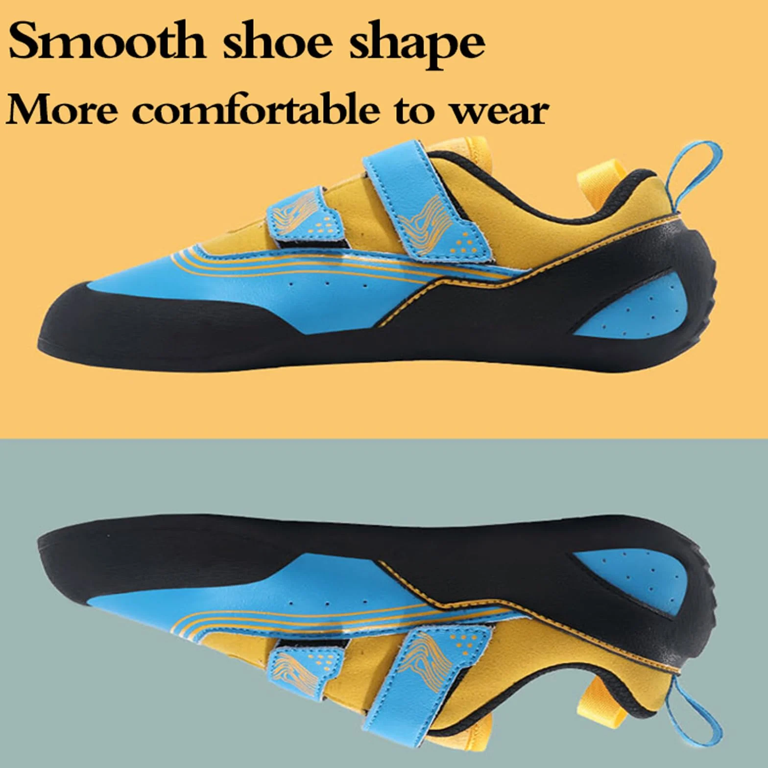 Pies de Gato Unisex Transpirables Zapatos de Escalada para niños Bouldering Ligeros