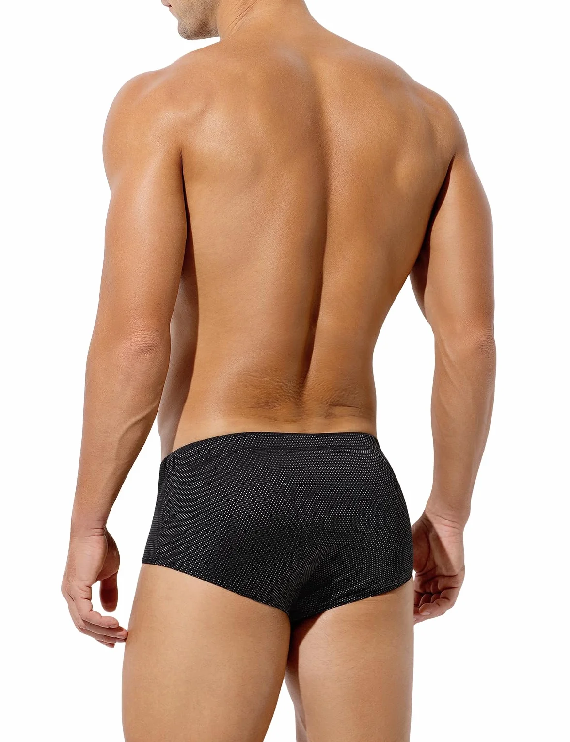 Bañador Slip Hombre Secado Rápido con Cordón Ajustable para Natación Playa Piscina
