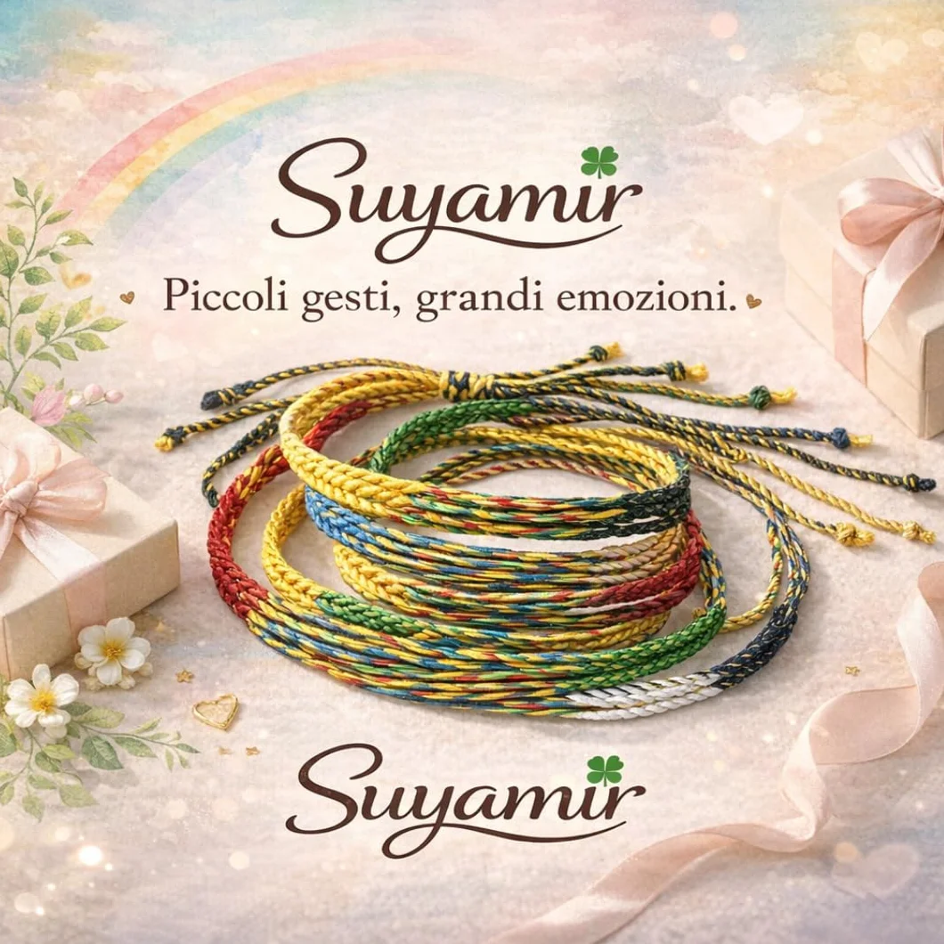 Pulseras Brasileñas de la Amistad Juego de 100 Piezas Multicolor Entrelazadas Amuleto de Buena Suerte