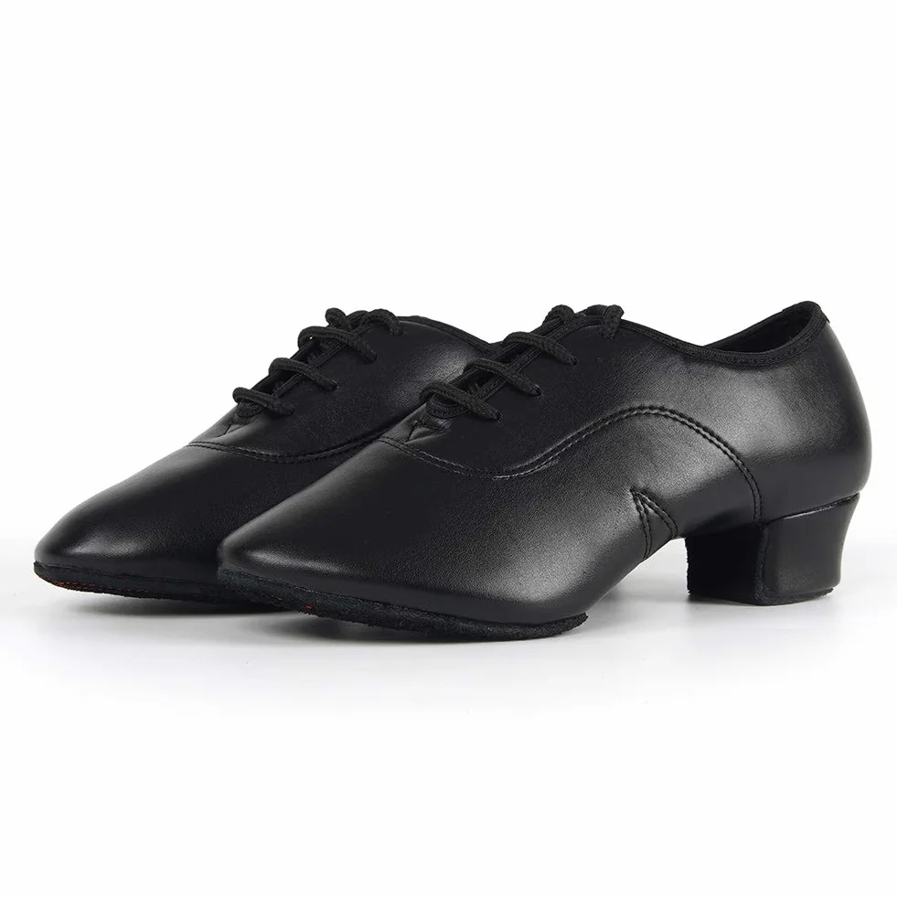 Zapatos Baile Latino Hombre Cuero Lace up Tango Latin Jazz Danza Negro 40 EU