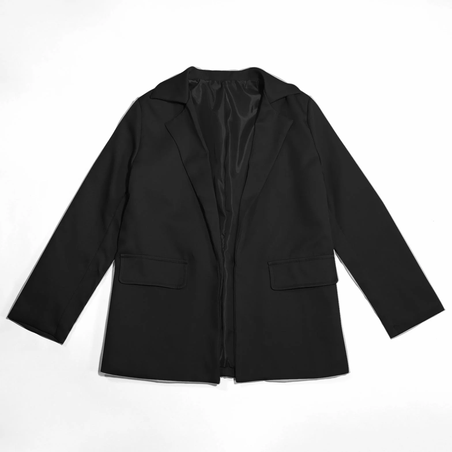 Blazer Niñas Chaqueta Manga Larga Cuello Solapa