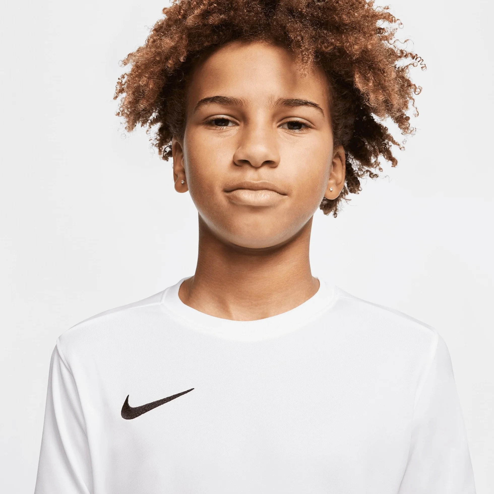Nike Unisex Niños Camiseta de Manga Corta Nk Df Park 7, White y Black, BV6741-100, S
