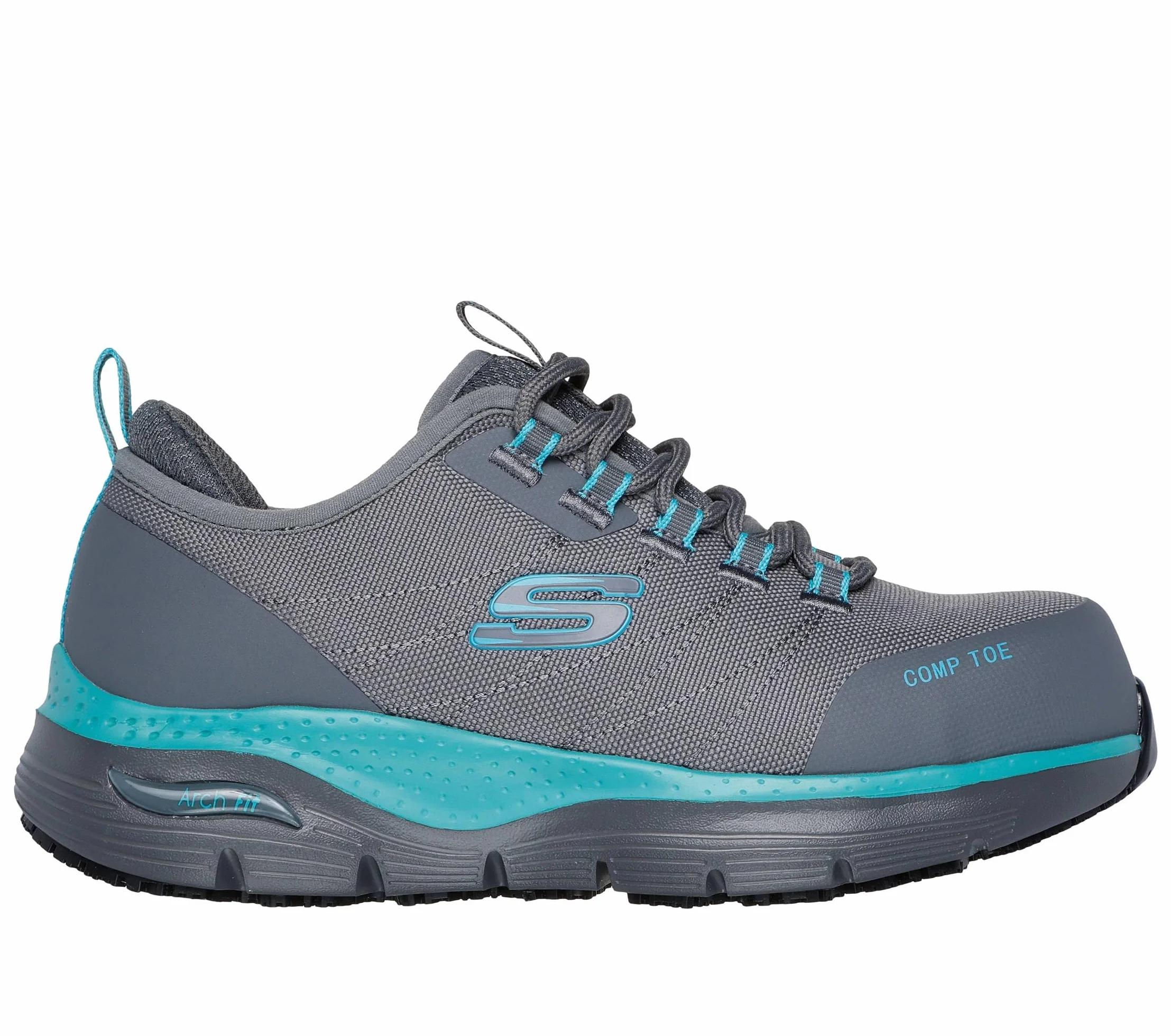 Skechers Arch Fit Sr Ebinal Botas de Seguridad contra Incendios Mujer