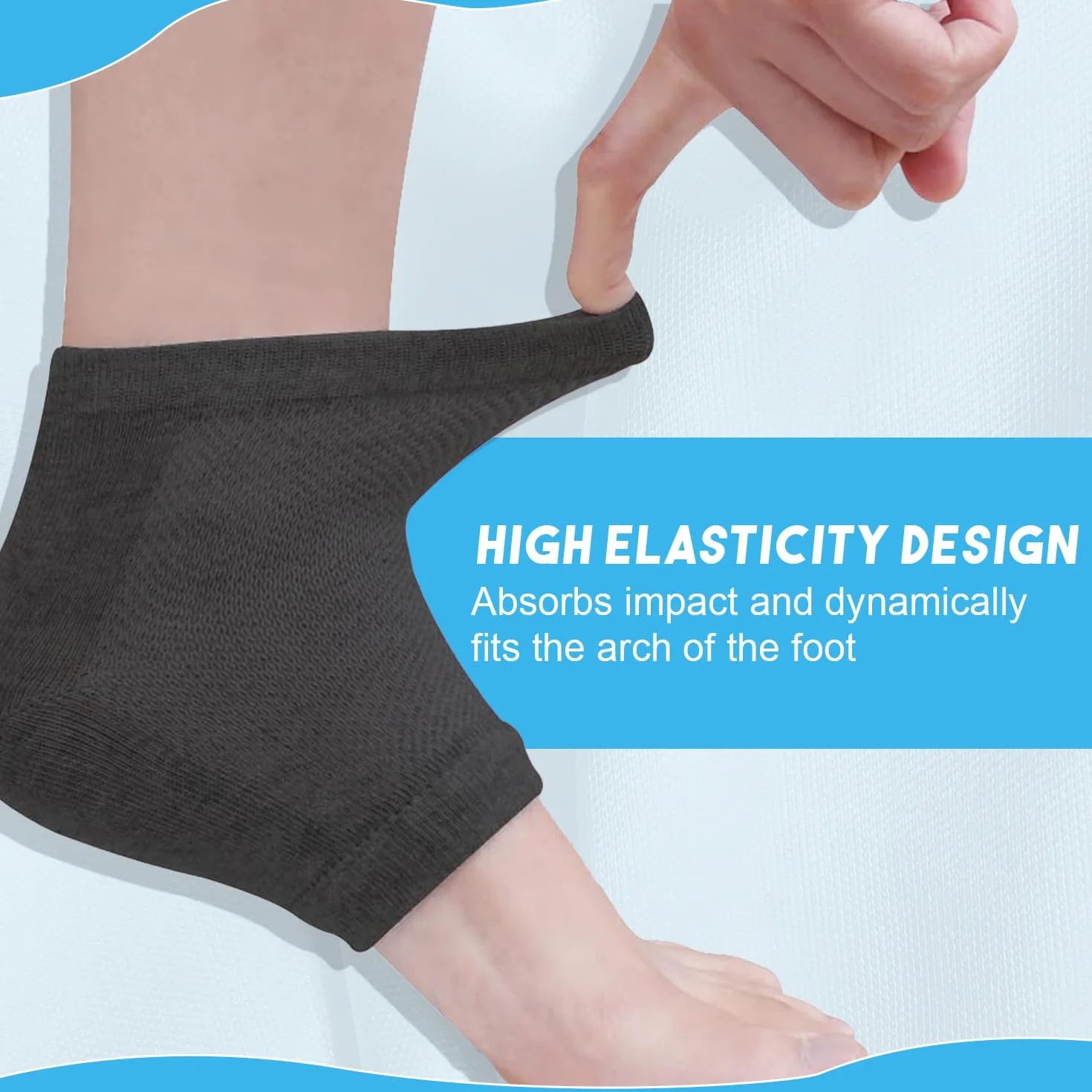 Soporte De Arco Plantillas De Zapatos Silicona Fascitis Plantar Alivio Del Pie