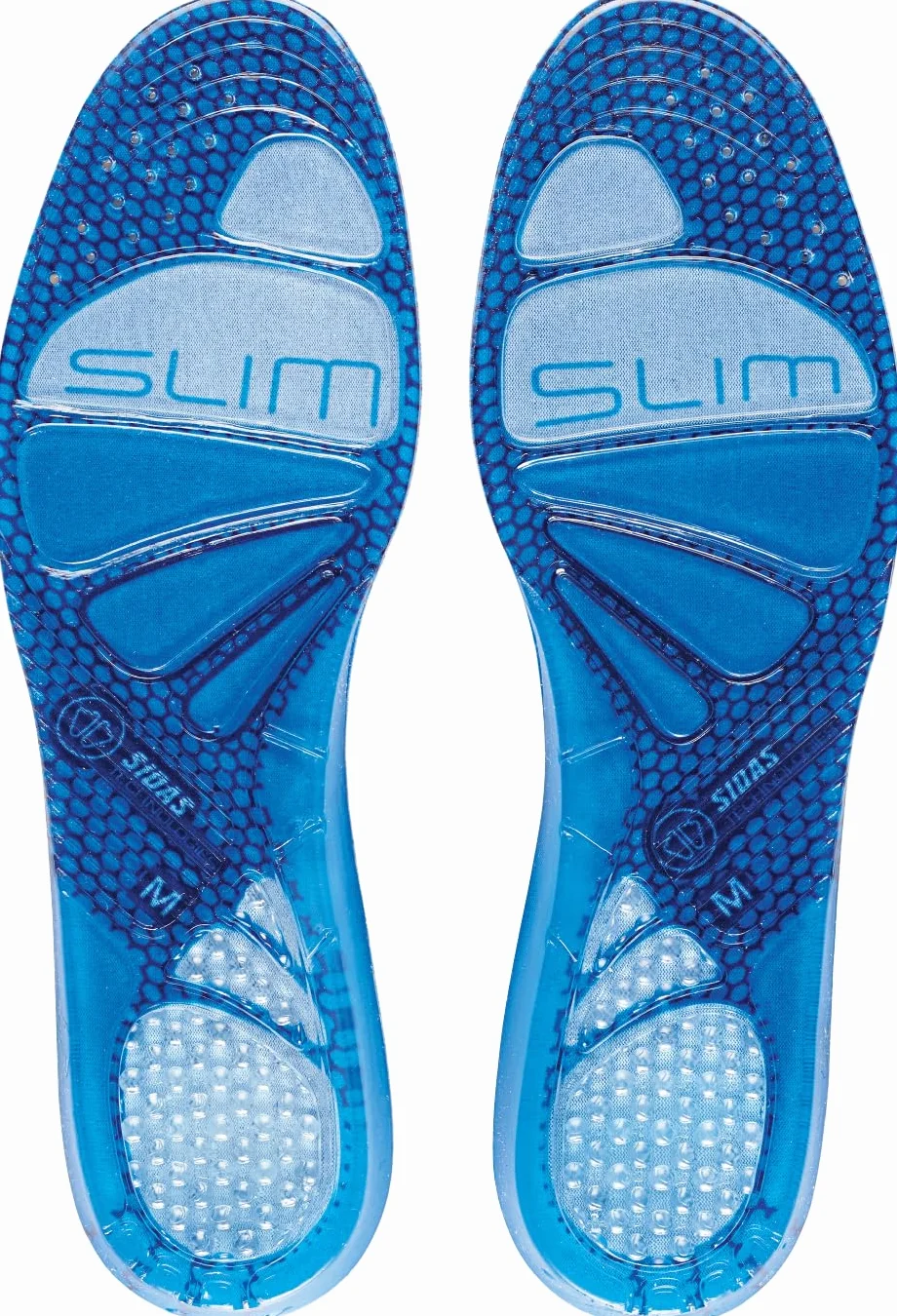 Sidas Slim Gel Plantillas Amortiguación Dynamic Gel Transpirables para Calzado Hombre Mujer