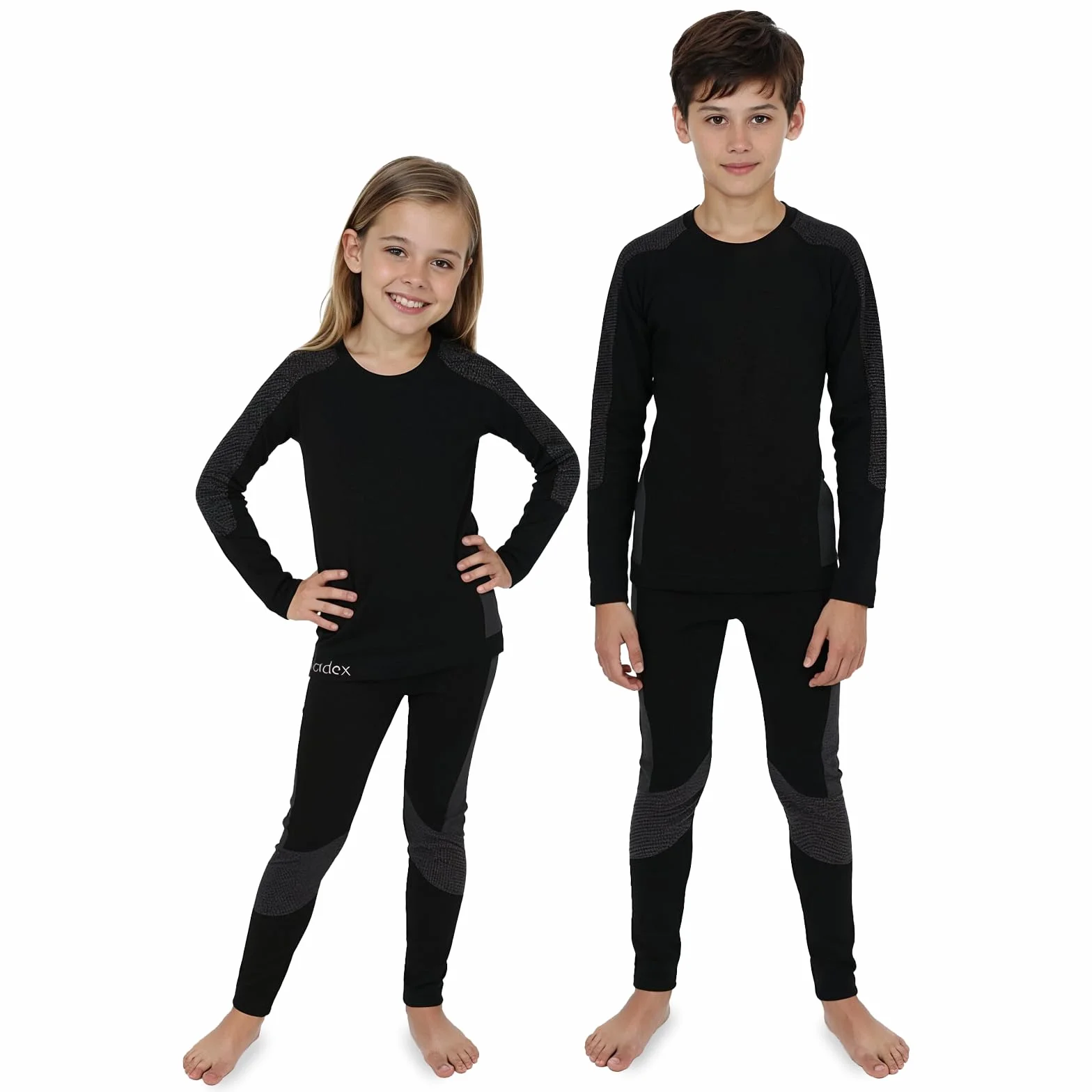 ALPIDEX Ropa Interior térmica niños Conjuntos térmicos Funcional esquí Invierno cálido Transpirable