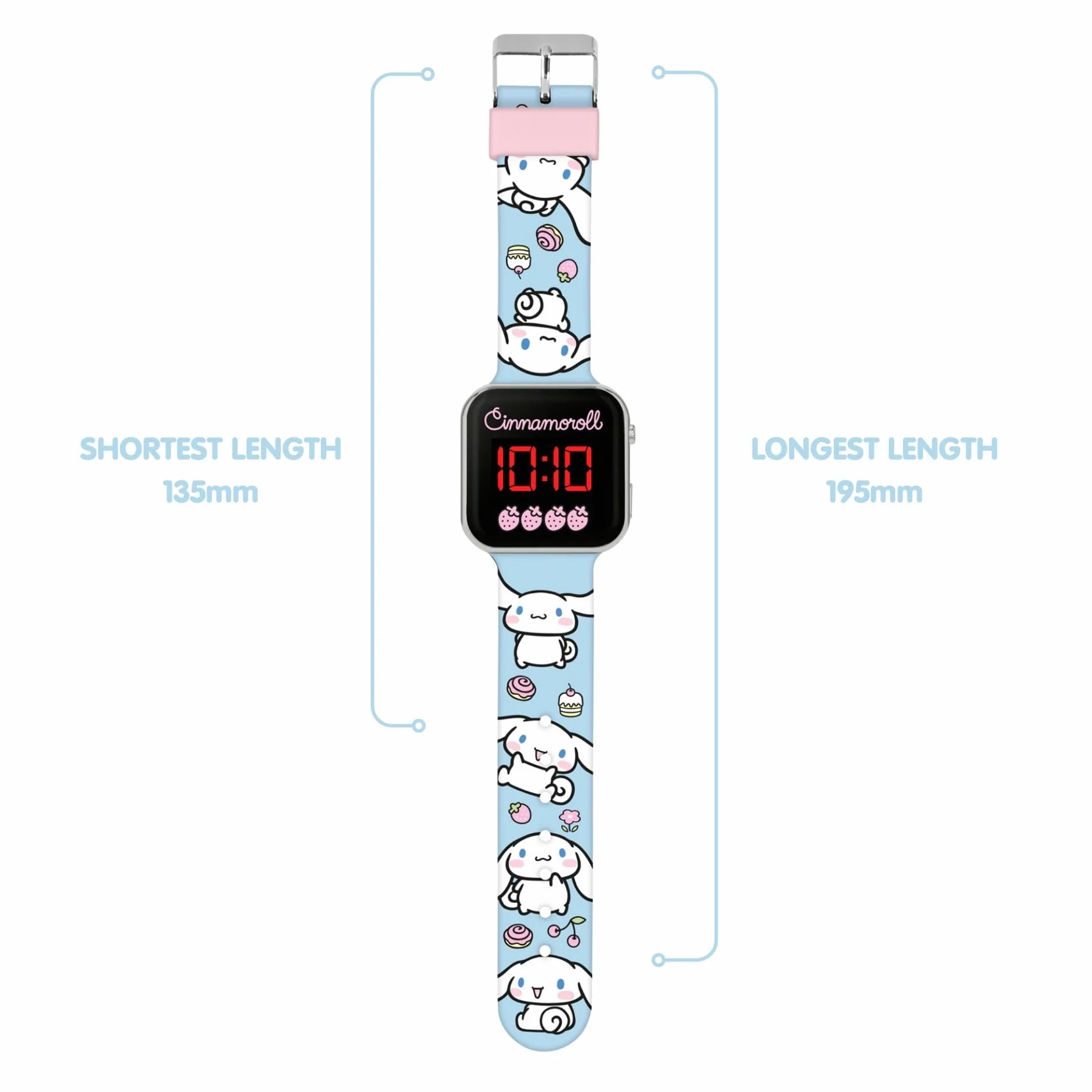Reloj LED Cinnamoroll Sanrio para Niñas