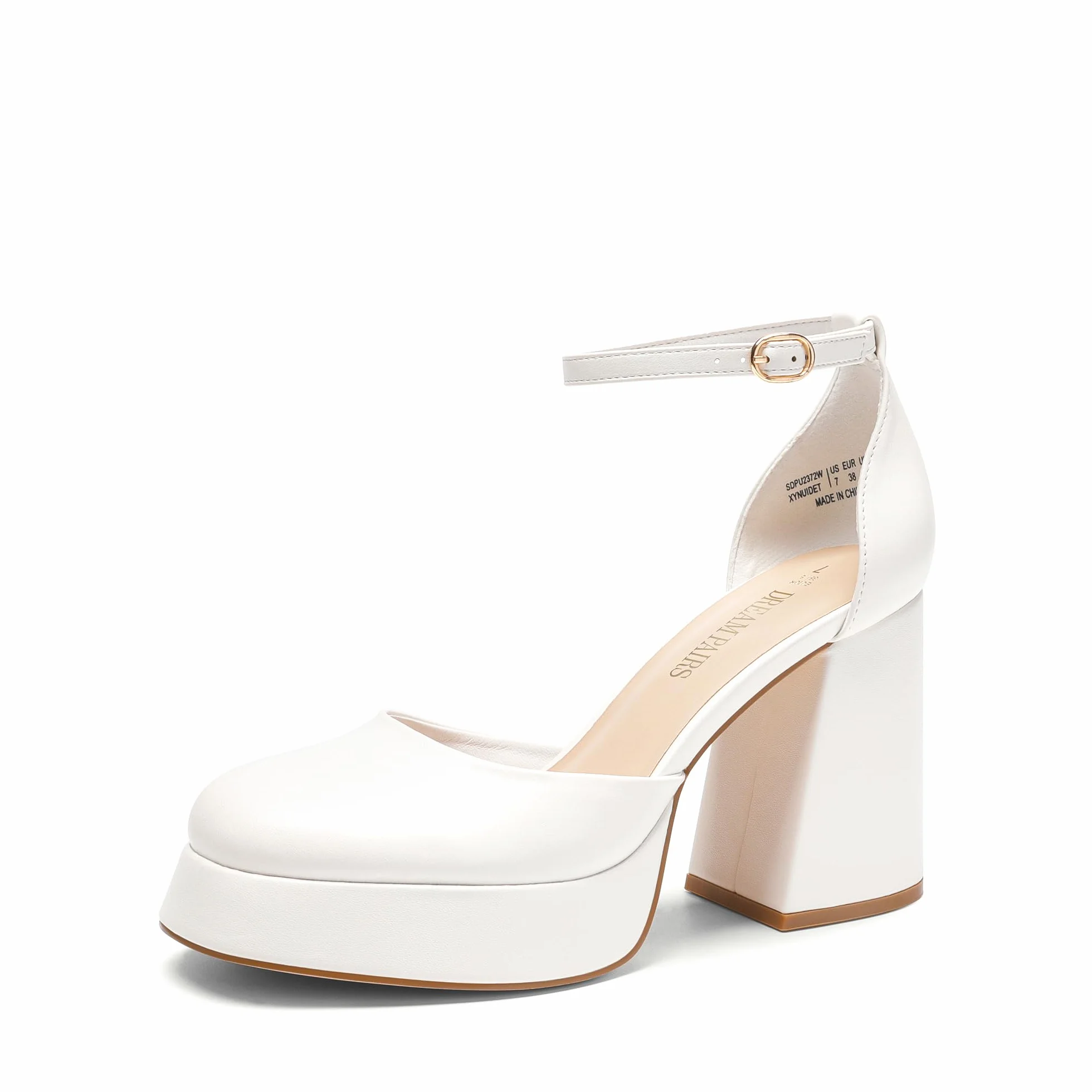 DREAM PAIRS Zapatos de tacón Cerrados Mujer