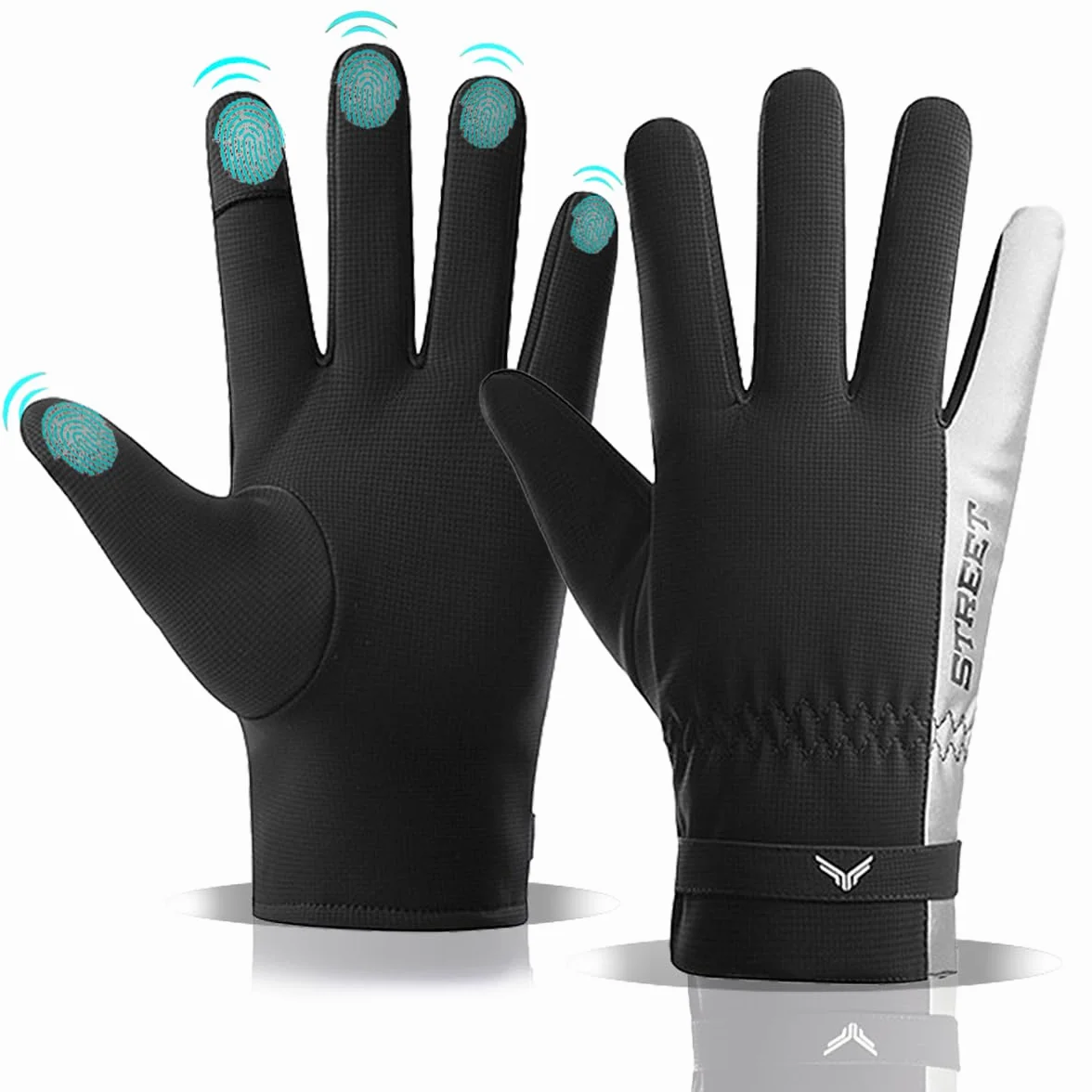 Guantes de Invierno Impermeable Táctil para Ciclismo Running Esquí, Cálido y Resistente al Viento