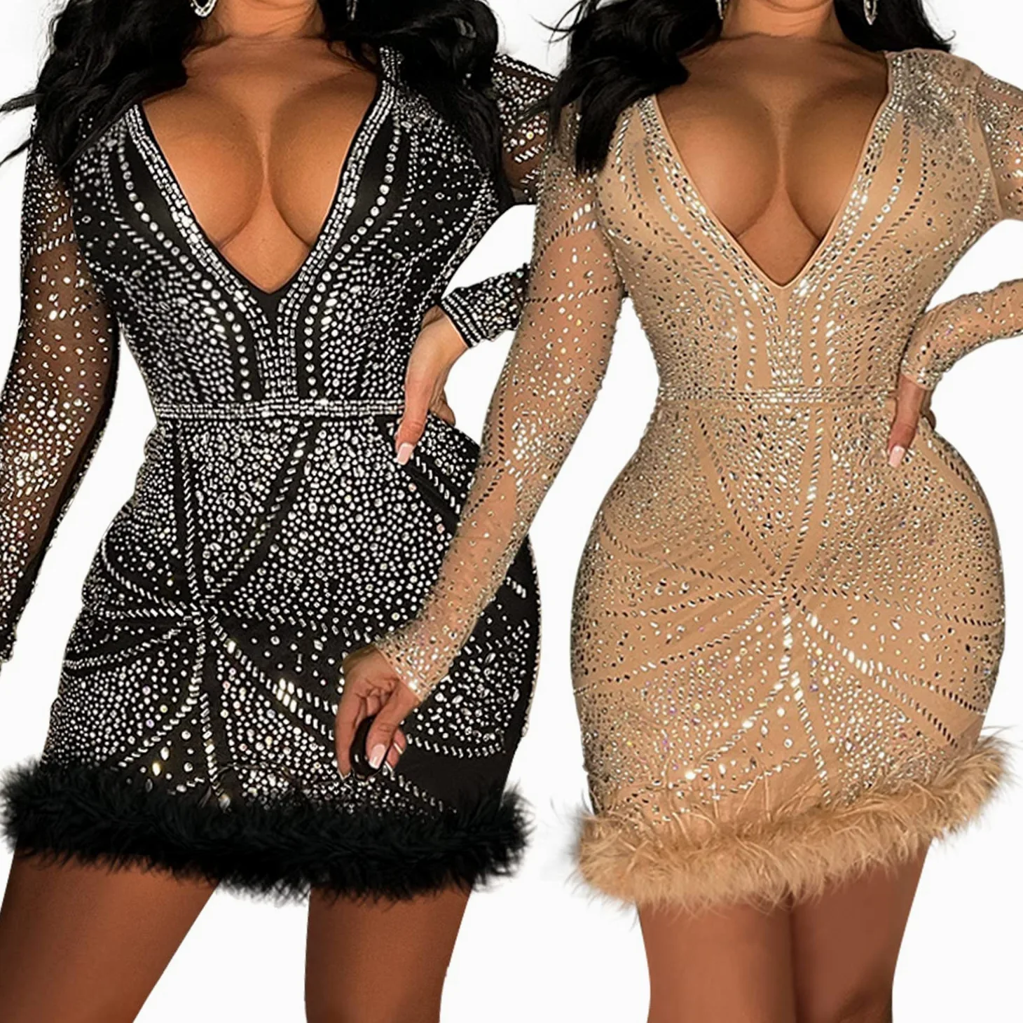 Vestido largo de cóctel de noche sin mangas con hombros descubiertos para mujer