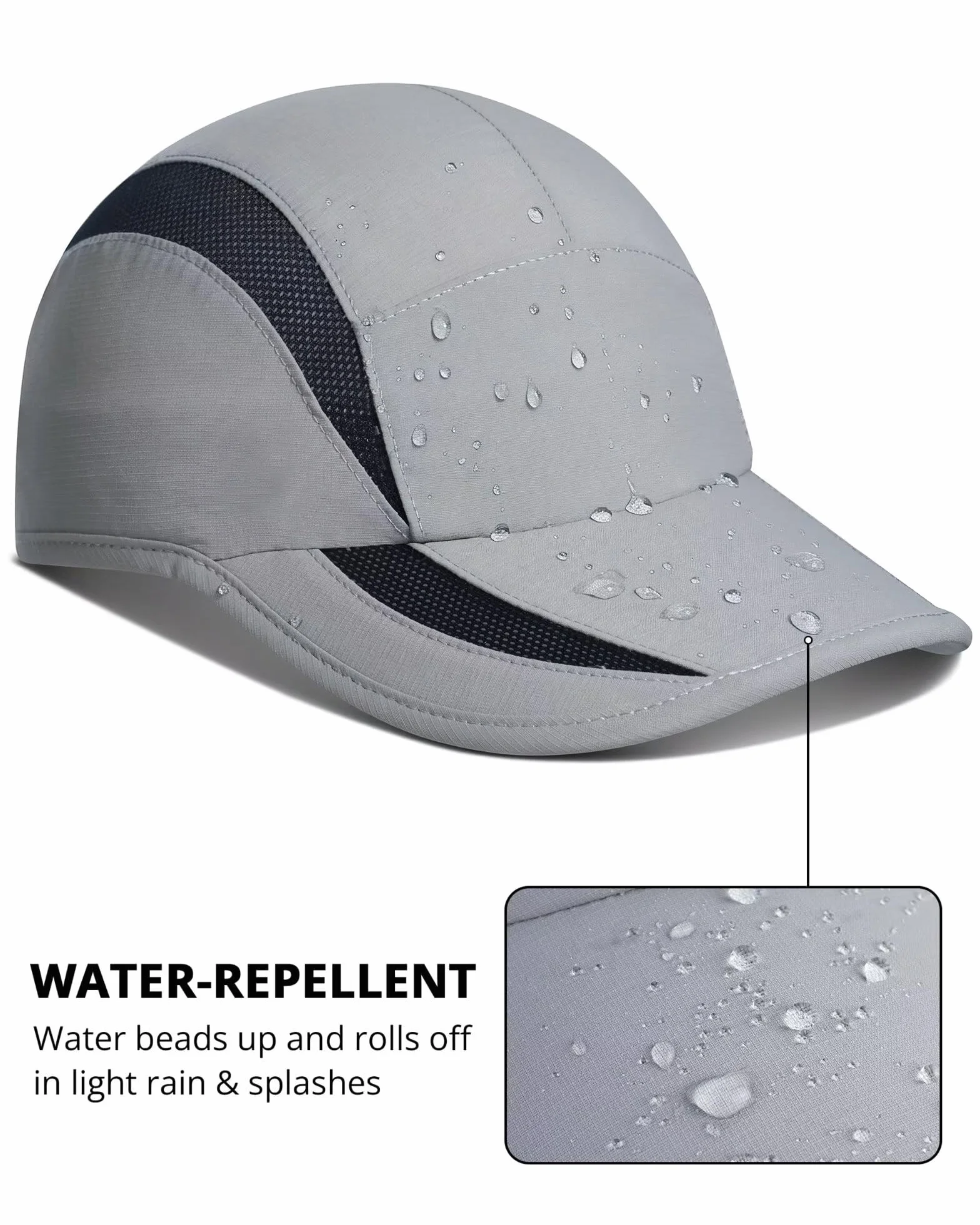 GADIEMKENSD Gorra Deportiva Infantil UPF 50+ Malla Transpirable Secado rápido Verano
