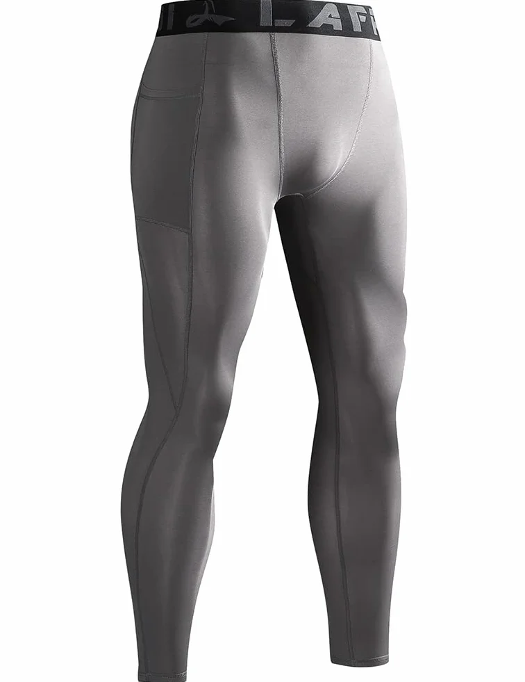 LAFROI Mallas de compresión para Hombre, Secado rápido, Ajuste Fresco YSK08