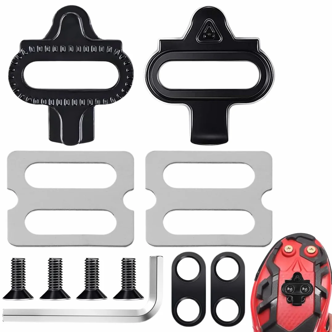 Calzas SPD Shimano MTB para bicicleta con placas antideslizantes, compatibles con pedales