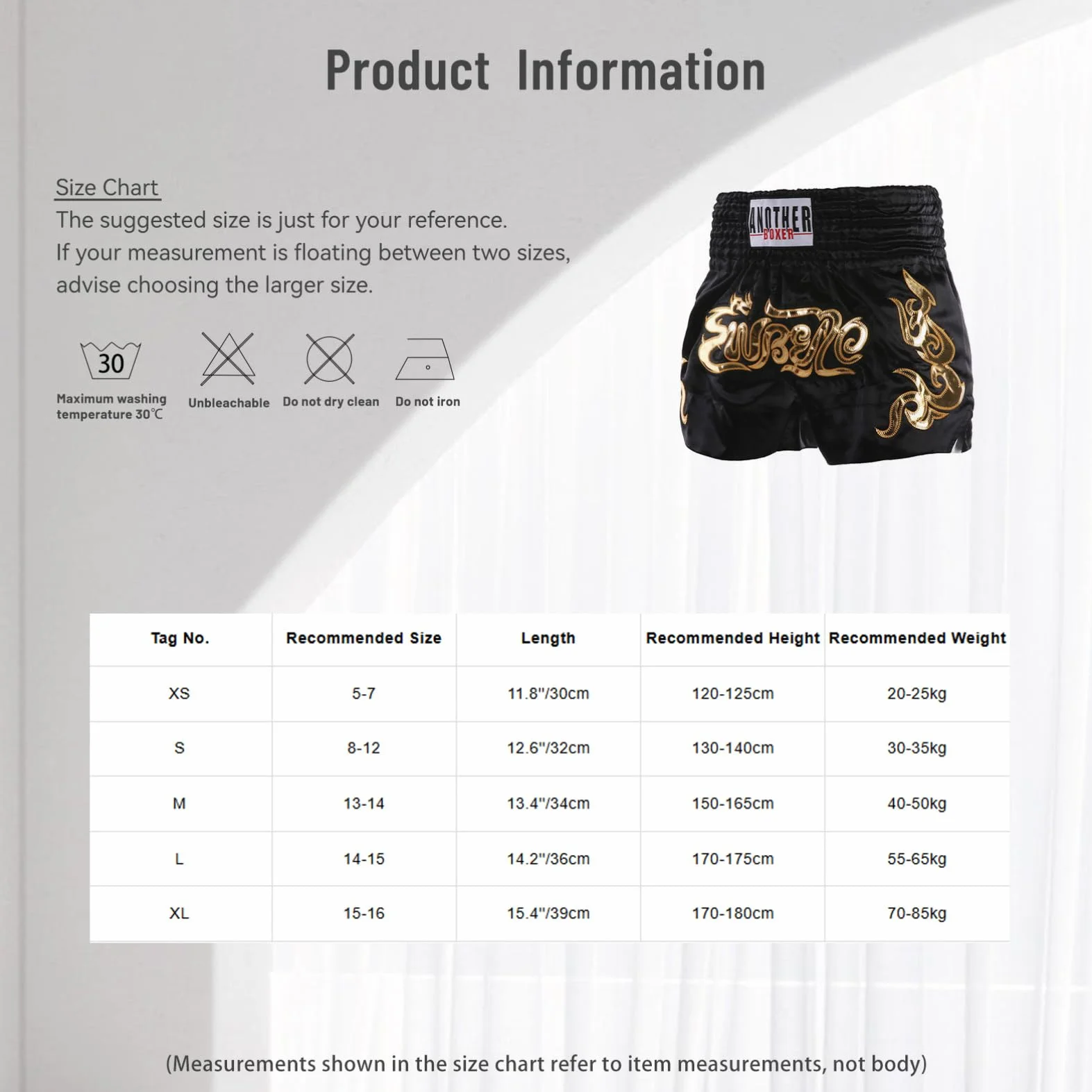 Pantalones Cortos Muay Thai para Niños Uniforme de Boxeo Ropa Deportiva