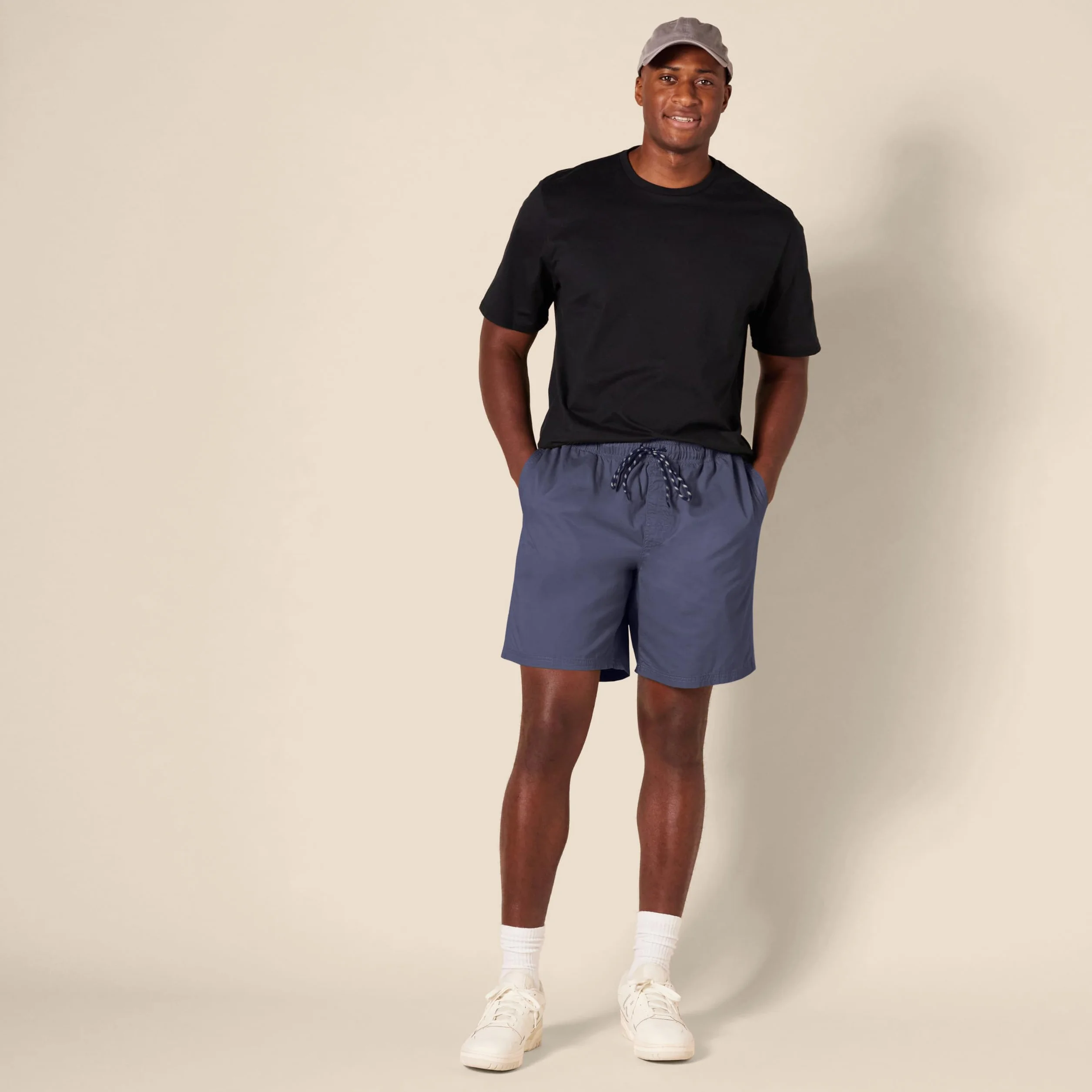 Amazon Essentials Pantalones Cortos de Senderismo Hombre Corte Holgado Cordón Entrepierna 20cm Tallas Grandes