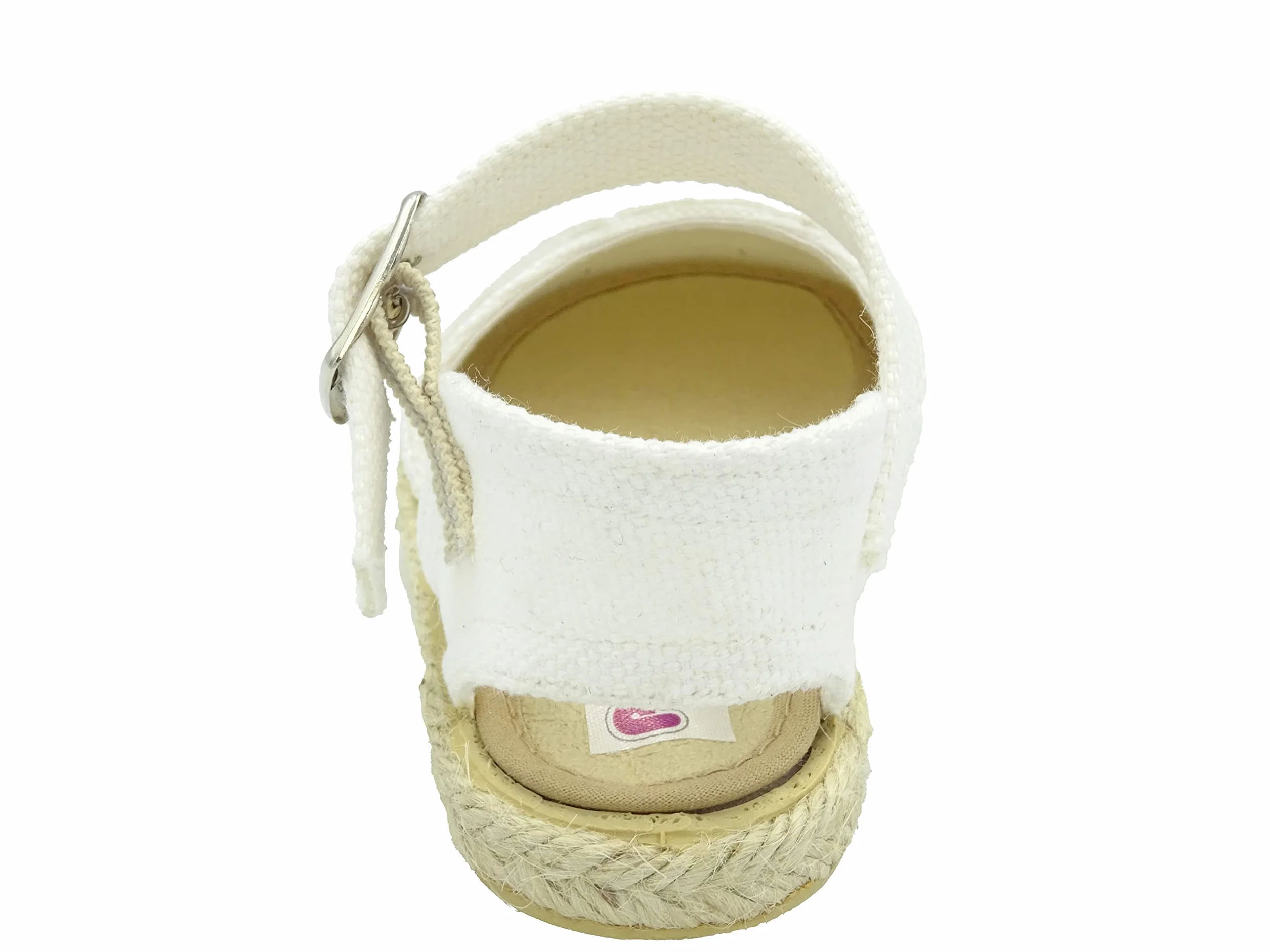 Esparteña de Niña con Puntilla y Suela de Goma Bebé 263/122