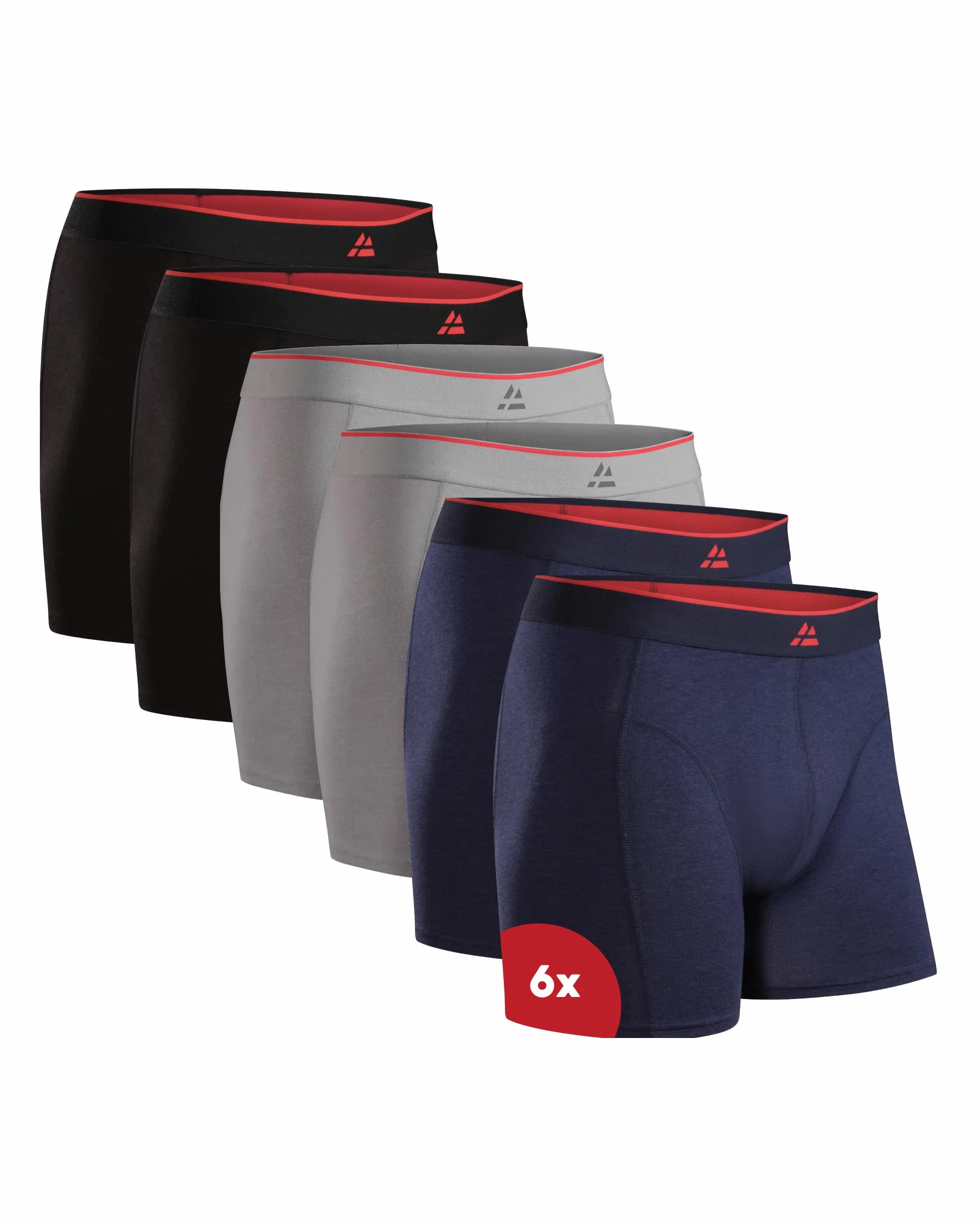 DANISH ENDURANCE Calzoncillos Hombre Boxer de Bambú, Suaves y Elásticos, 3, 6 o 10 Pack