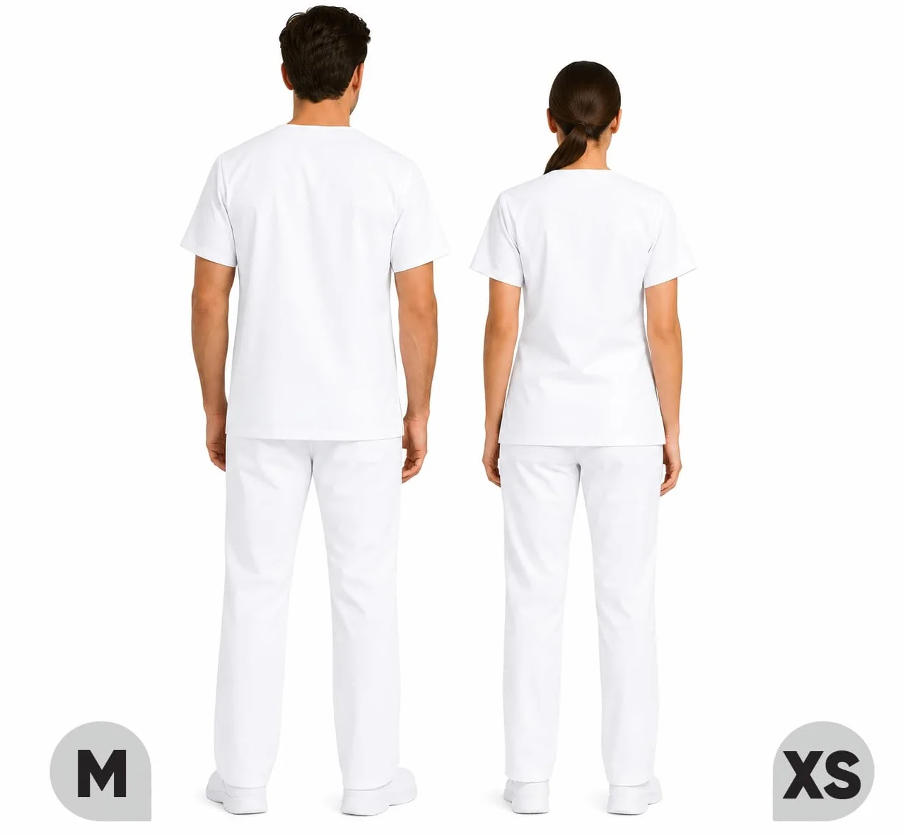 B-well Morelli Uniformes Sanitarios 100% Algodón Pijama Sanitario Unisex Conjunto Casaca Y Pantalón