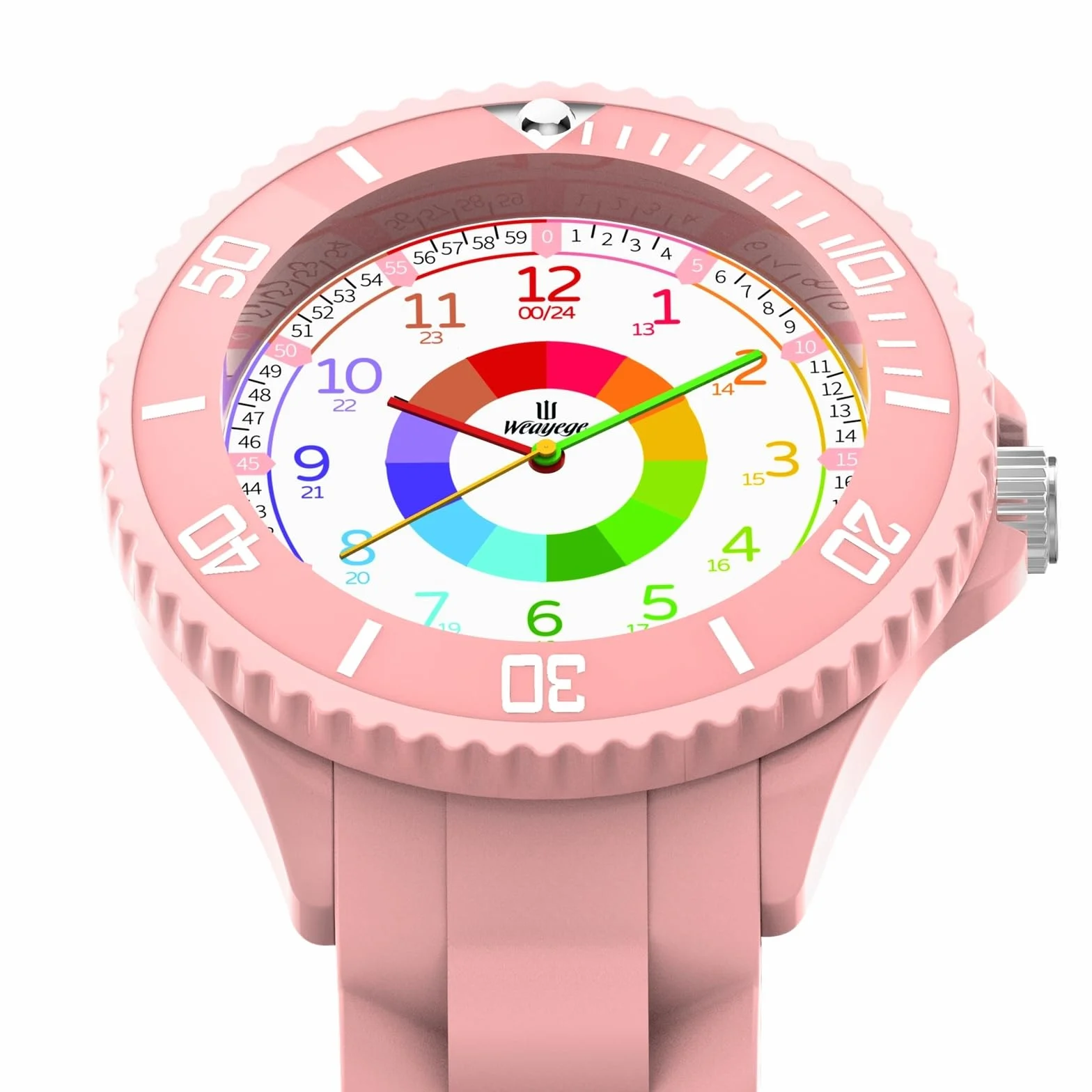 Reloj de Aprendizaje Infantil Niño Niña, Analógico Pulsera, Time Teacher, Cuarzo, Impermeable 3ATM