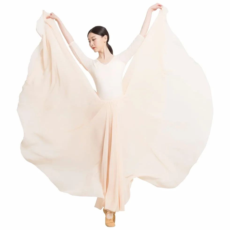 ROYAL SMEELA Vestido Danza Contemporanea Mujer Adulto Maillot Ballet Falda 720 Grados