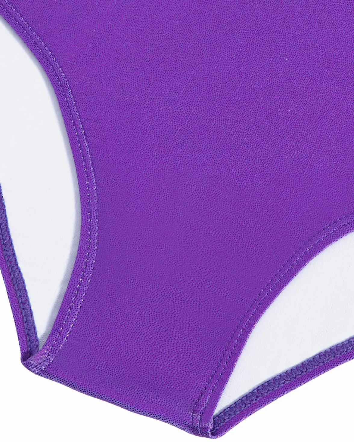 Gogokids Conjunto de gimnasia para niña sin mangas 3 piezas con pantalones cortos y cinta para el pelo cuello de malla insertado 3-12 años
