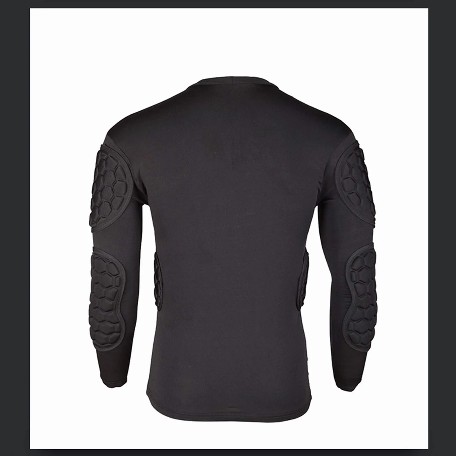 Uniforme de Portero de Fútbol Anticolisión, Jersey de Manga Larga Ajustado y Pantalones Cortos
