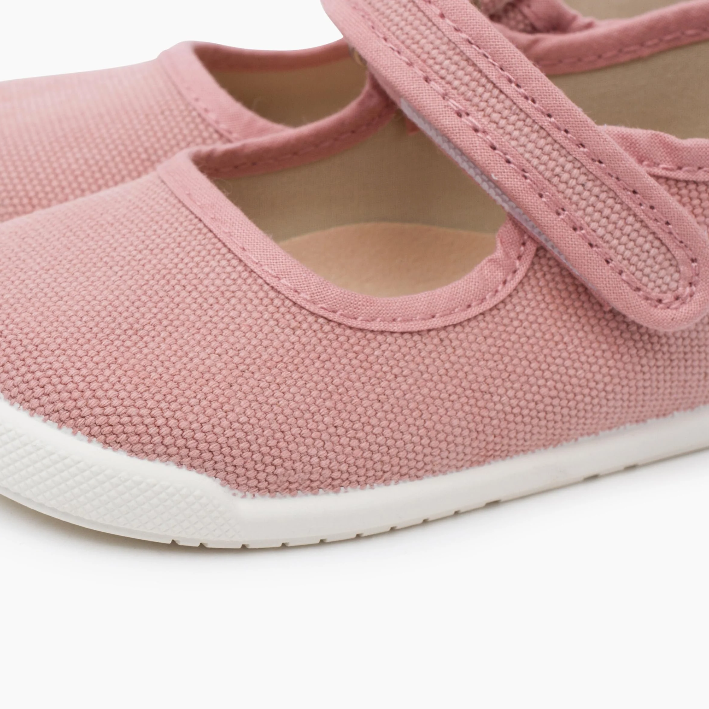 Pisamonas Merceditas Barefoot Lona Canvas Tira Adherente