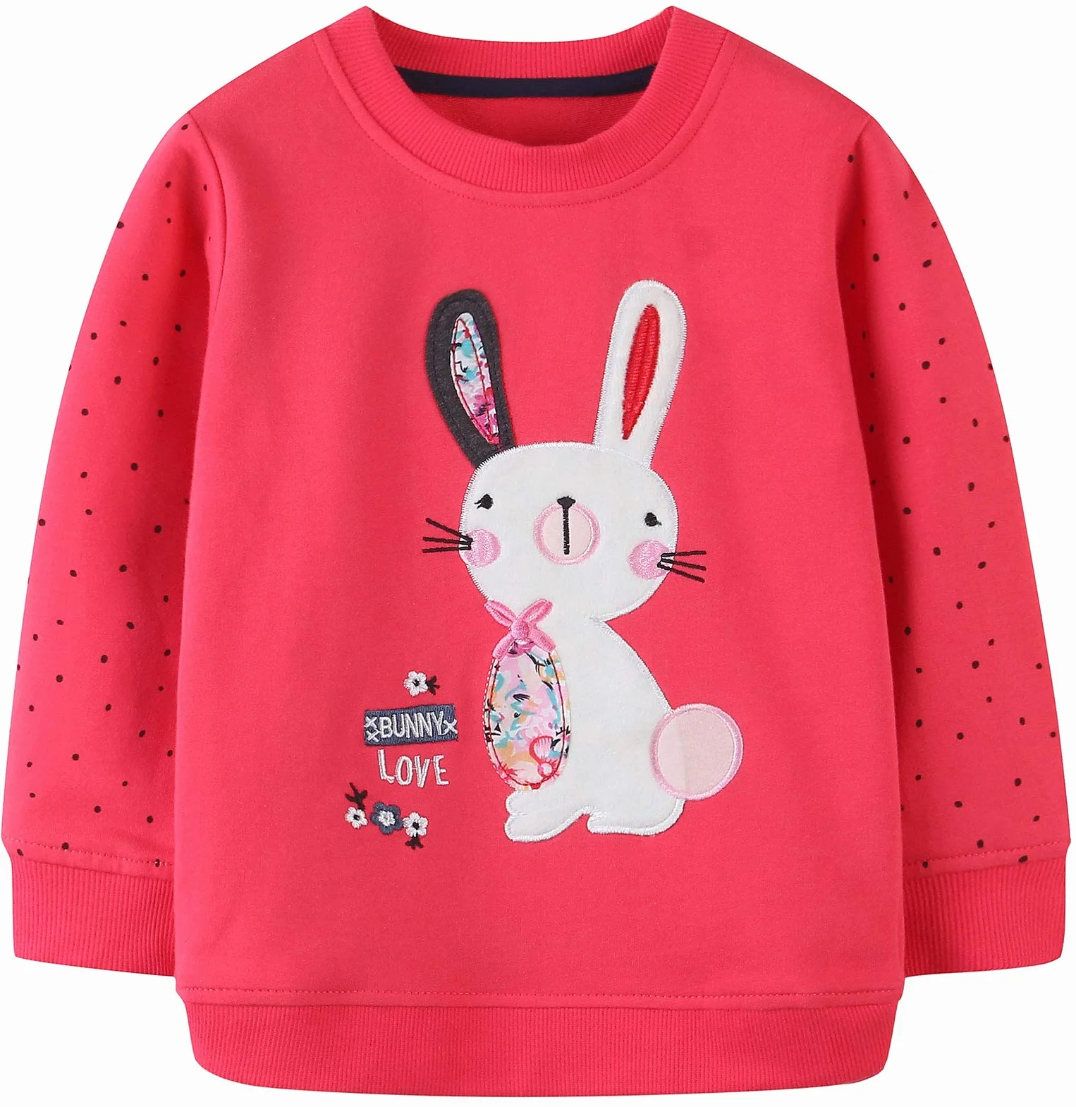 TEDD Sudadera Niña Unicornio Manga Larga 100% Algodón