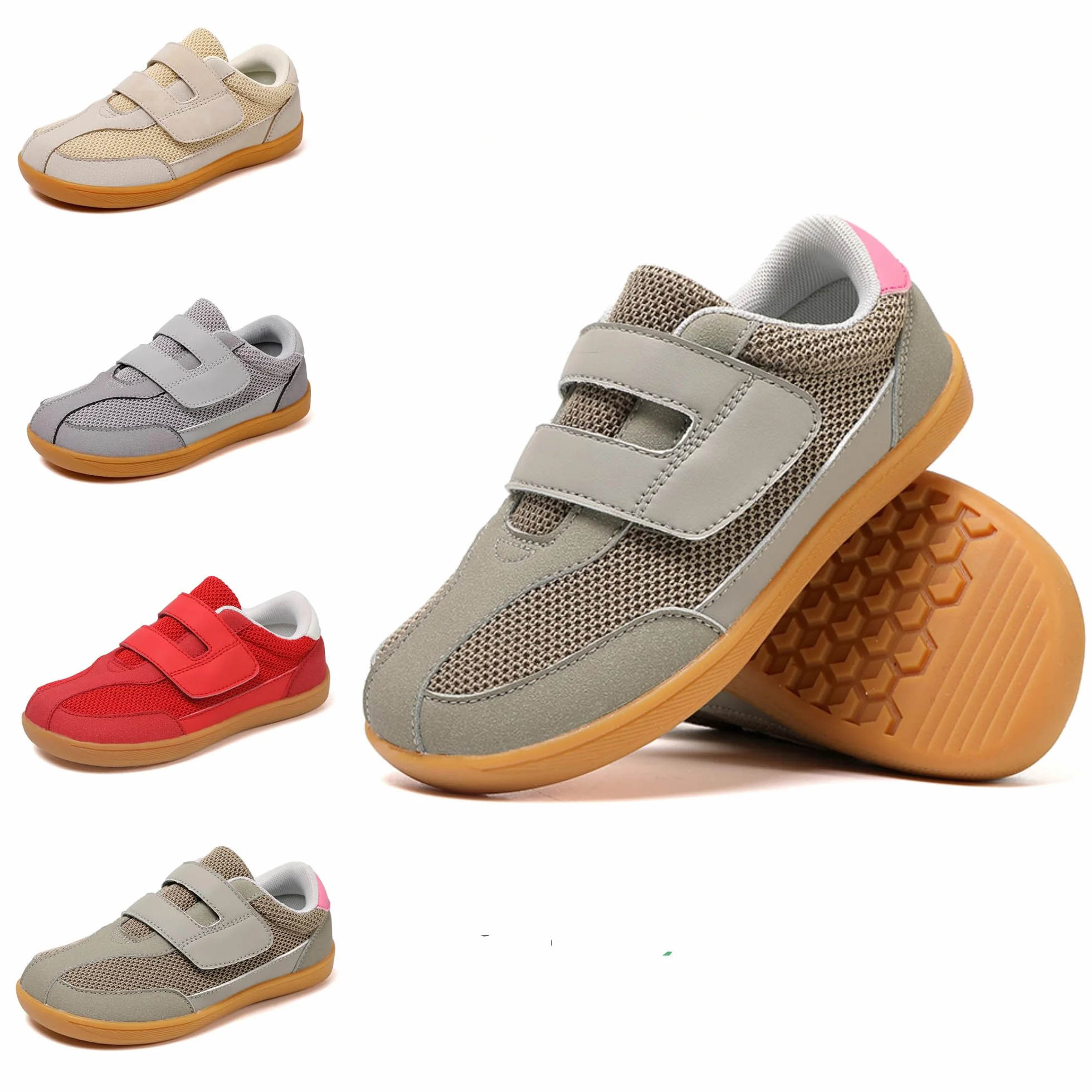 Minimalistas Barefoot Zapatillas de Trail Running Niños Senderismo Transpirables Antideslizantes Tallas 25-37