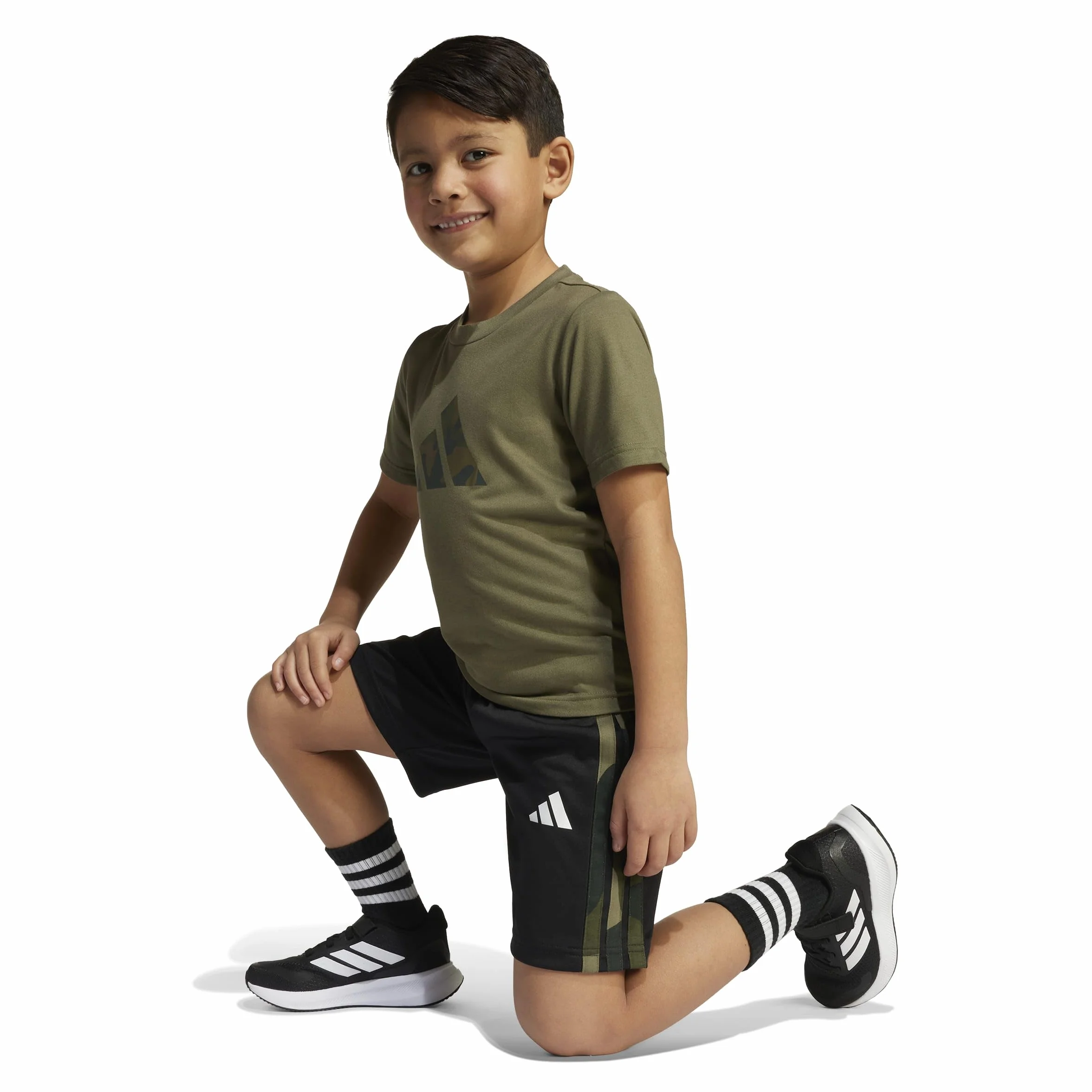 adidas Train Essentials Camo Print Set Pantalón deportivo para jóvenes y bebés Unisex niños