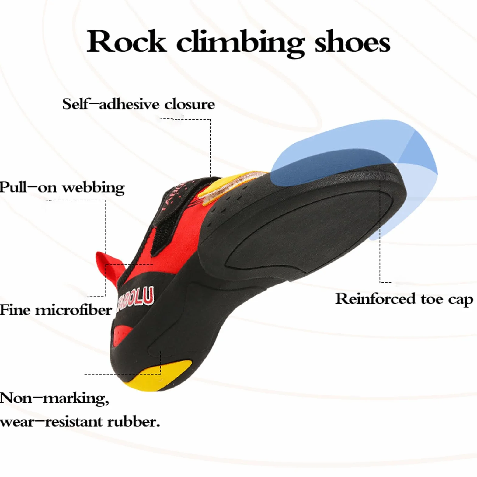 Zapatillas de Escalada Mujer Transpirables Calzado Deportivo Boulder Interiores Exteriores