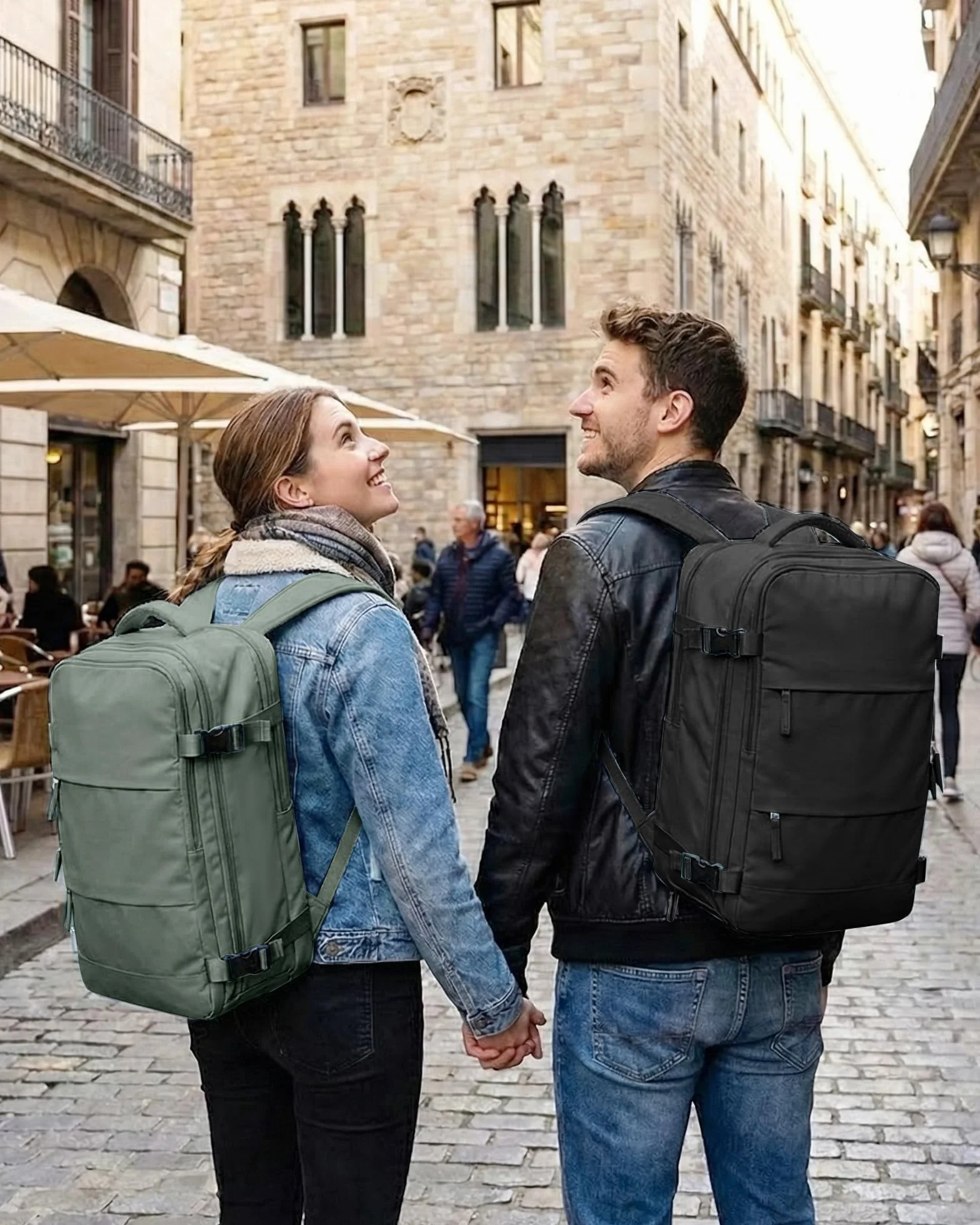 Mochila Viaje Cabina Avion 40x30x20 Mujer Ryanair Equipaje de Mano Vueling Wizzair Easyjet Portatil 14 pulgadas Hombre