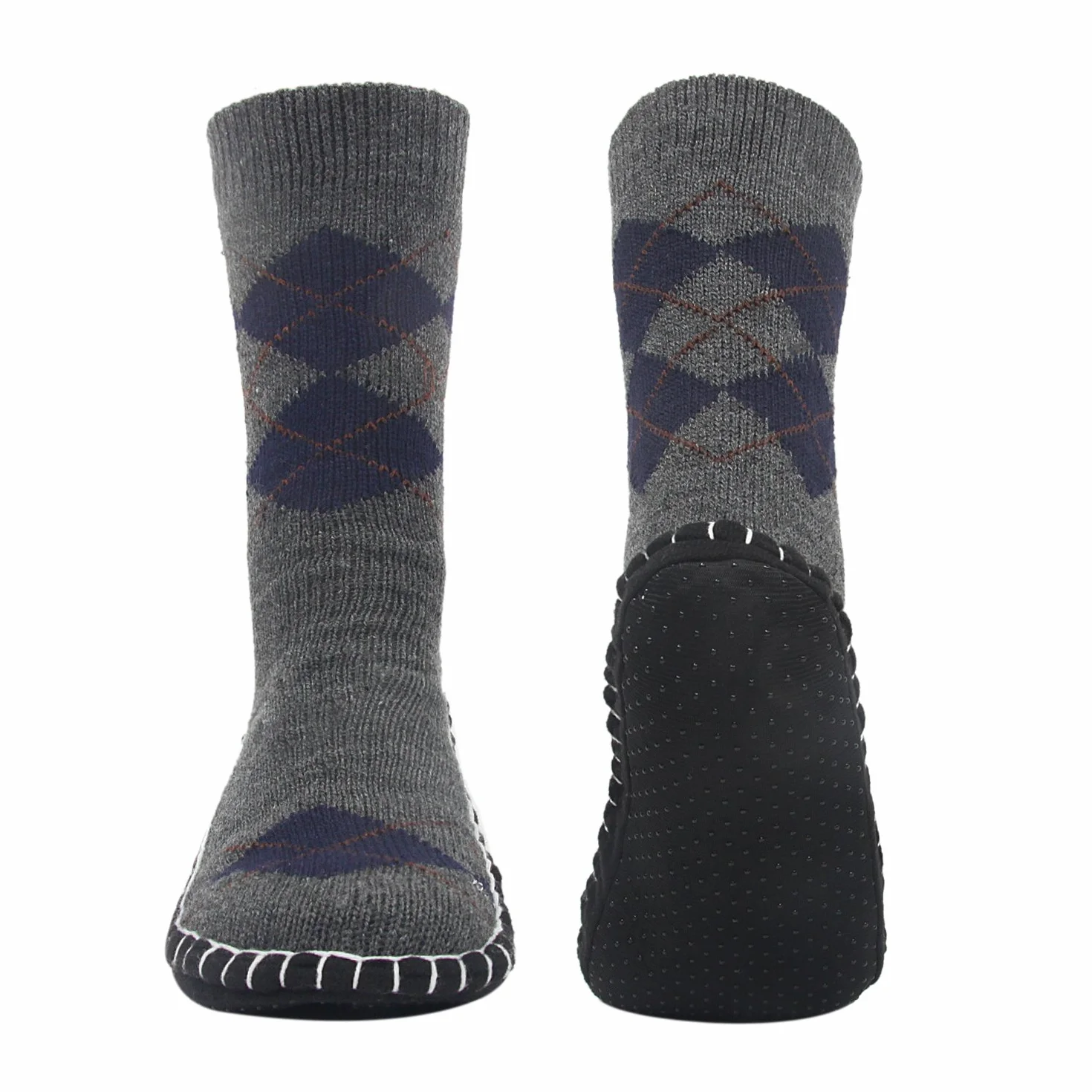 Calcetines antideslizantes de punto para hombre Vihir