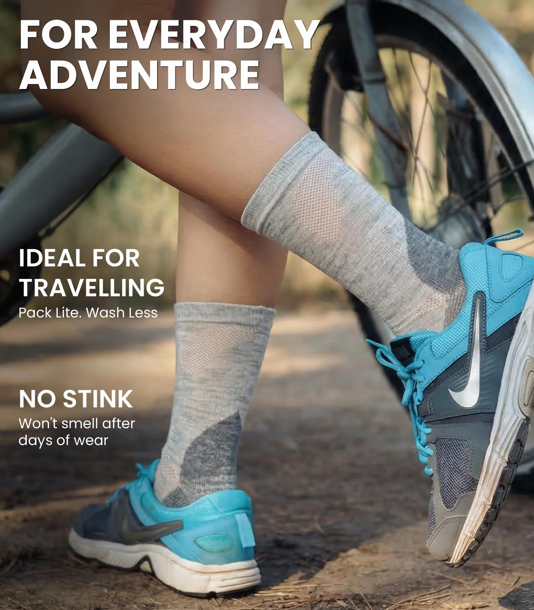 Merino.tech Calcetines Térmicos Lana Merino para Hombre y Mujer - Transpirables, Suaves, Trekking y Deporte