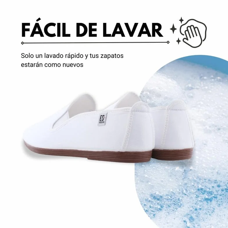 Zapatillas de lona Kung-Fu Escoolers E55 35 Blanco