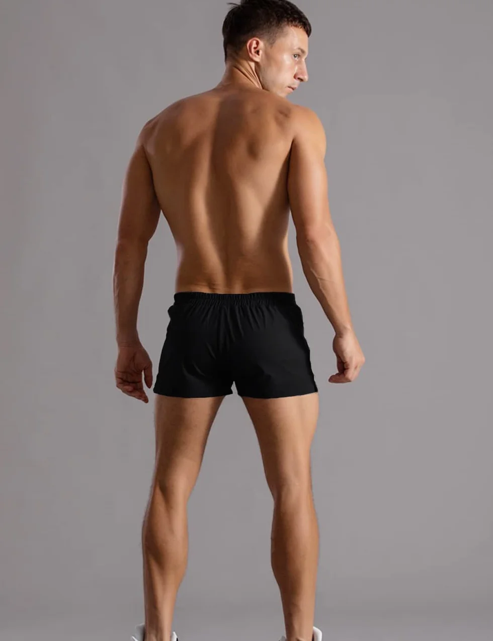Muscle Alive Hombres Gimnasio Culturismo Pantalones Cortos Algodón