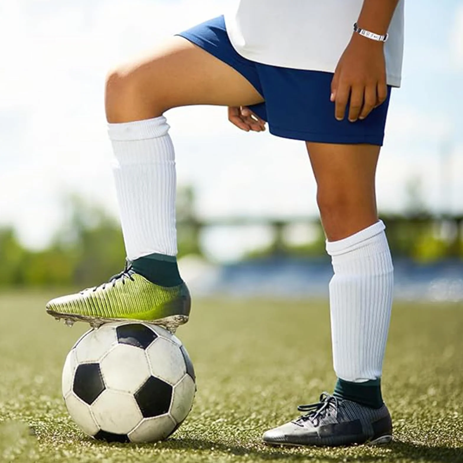 Cadena y Pulsera de Fútbol para Niños - Número 7 - Collar Deportivo
