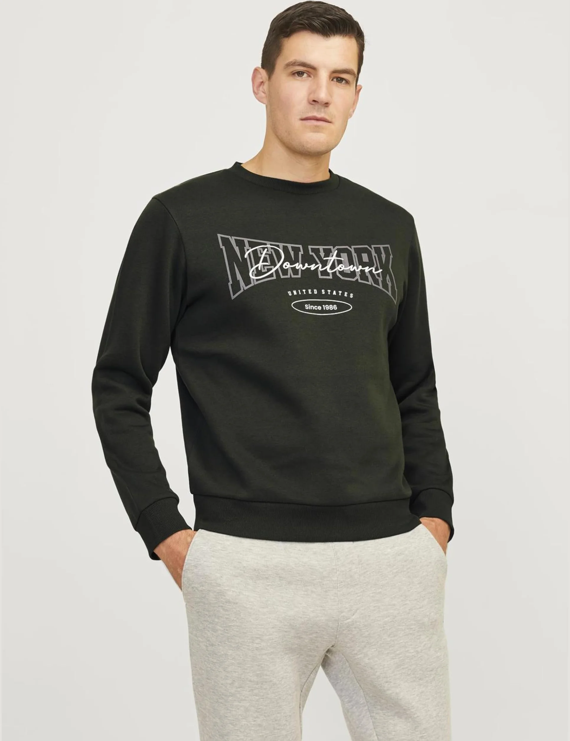 JJ Rebel Jrebnewyork Sudadera Hombre Cuello Redondo Pack de 1