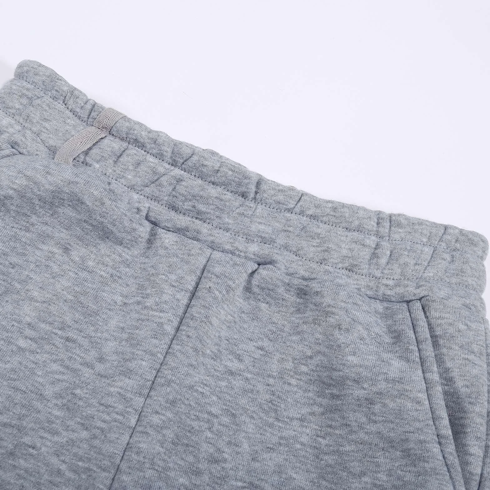 Pantalones de chándal holgados para niños adolescentes algodón cordón bolsillos pierna ancha cintura elástica