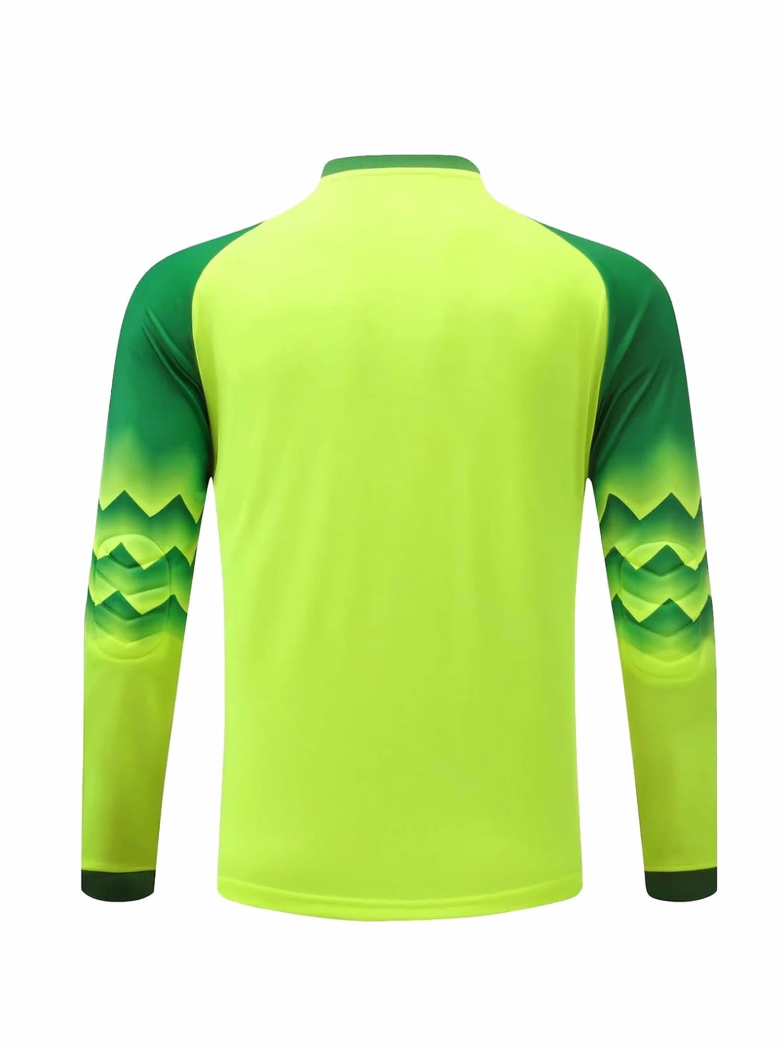 Camiseta de portero de fútbol para hombre, acolchada de manga larga, deportiva