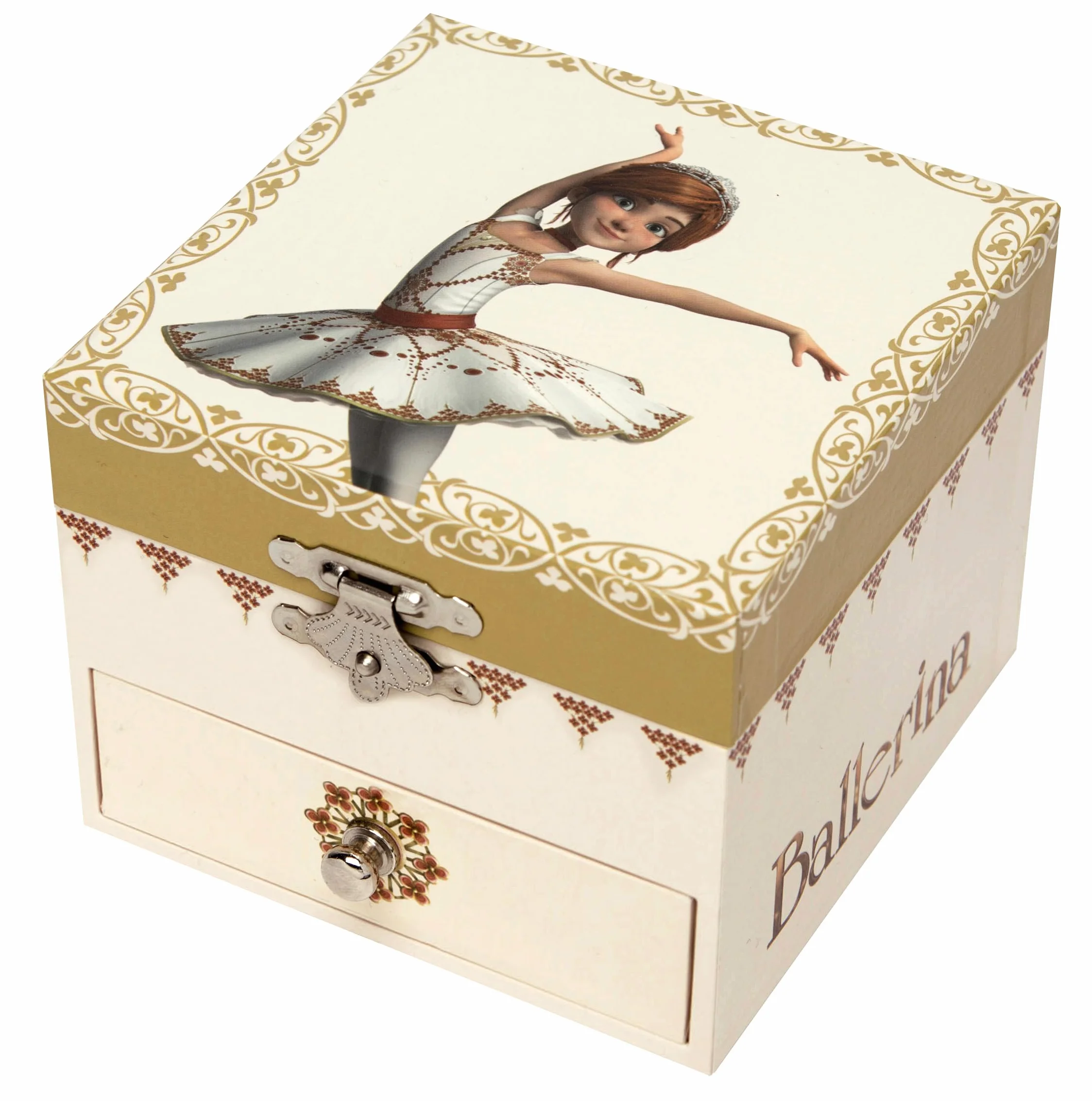 Trousselier pequeña caja de música Ballerina